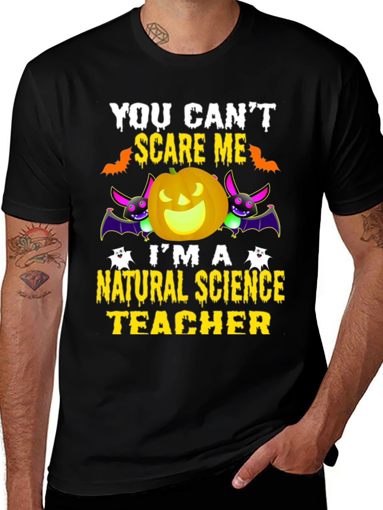 Natural Science Teacher Halloween T-Shirt