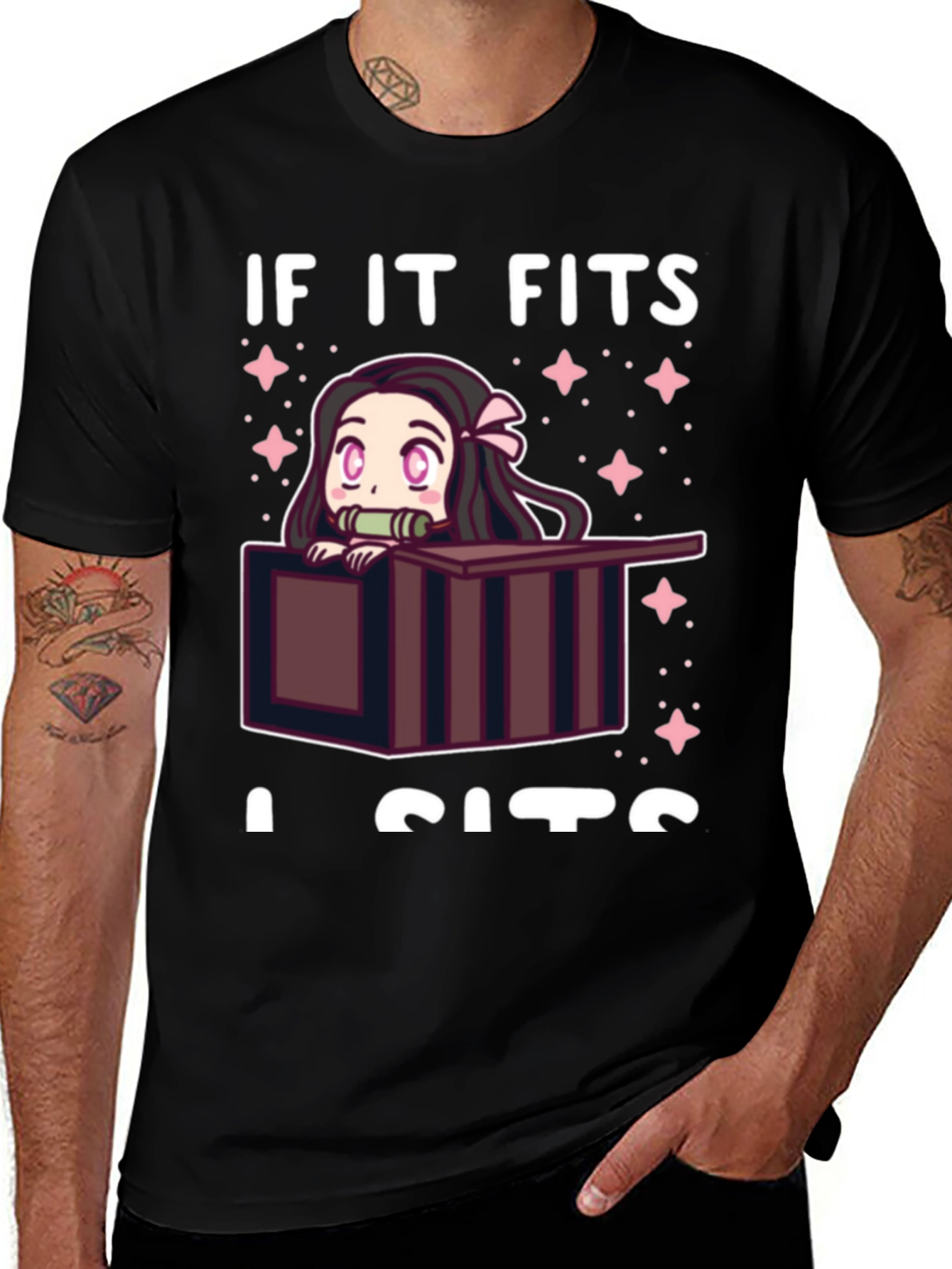 Variant 6 of If It Fits I Sits Nezuko T-Shirt