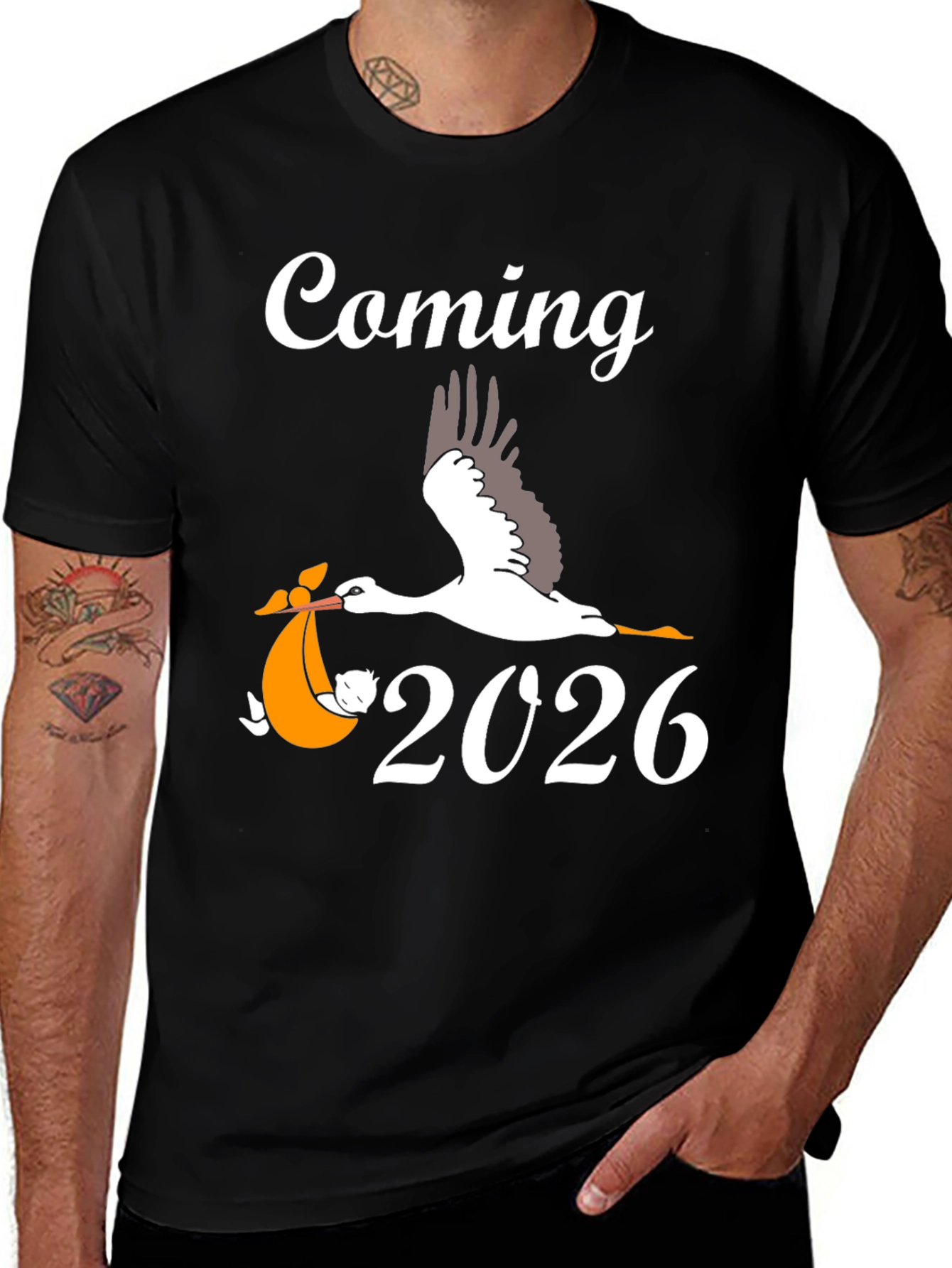 Variant 12 of Coming 2026 Stork T-Shirt