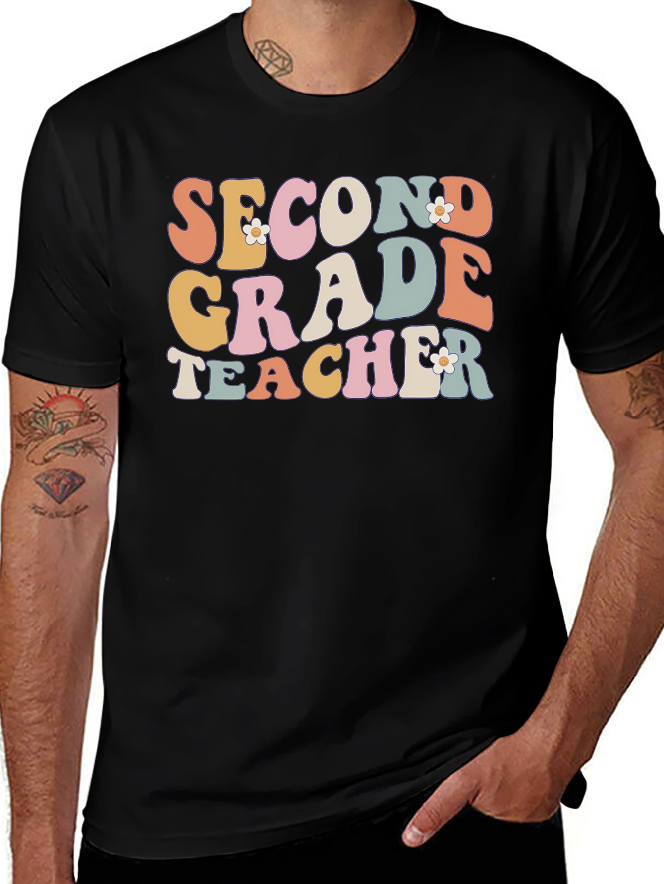 Variant 14 of Second Grade Teacher Graphic Tee