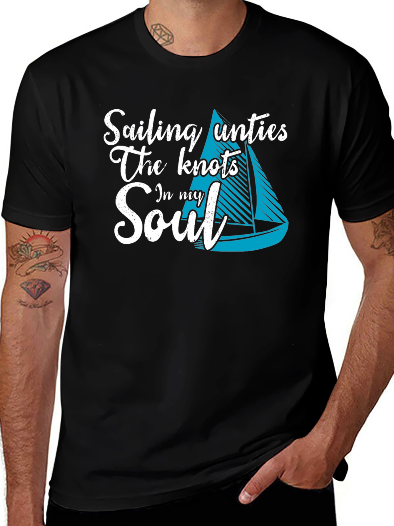 Variant 16 of Sailing Until The Knots In My Soul Tee