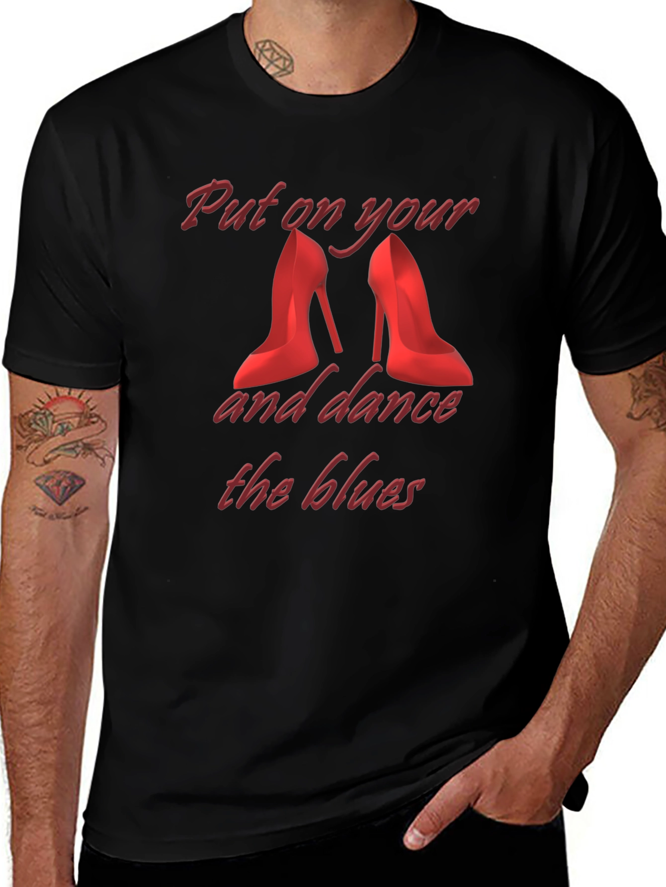 Variant 15 of Dance the Blues T-Shirt - Stylish Graphic Tee