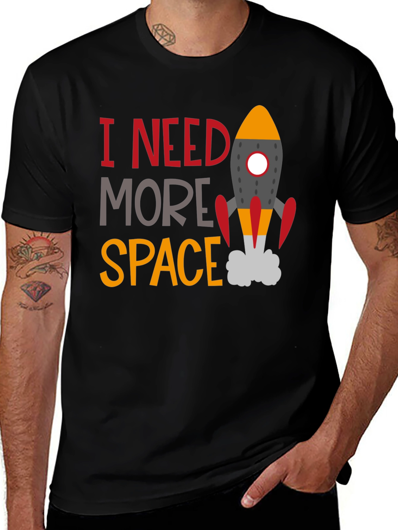 Variant 24 of I Need More Space Graphic Tee - Astronomy T-Shirt