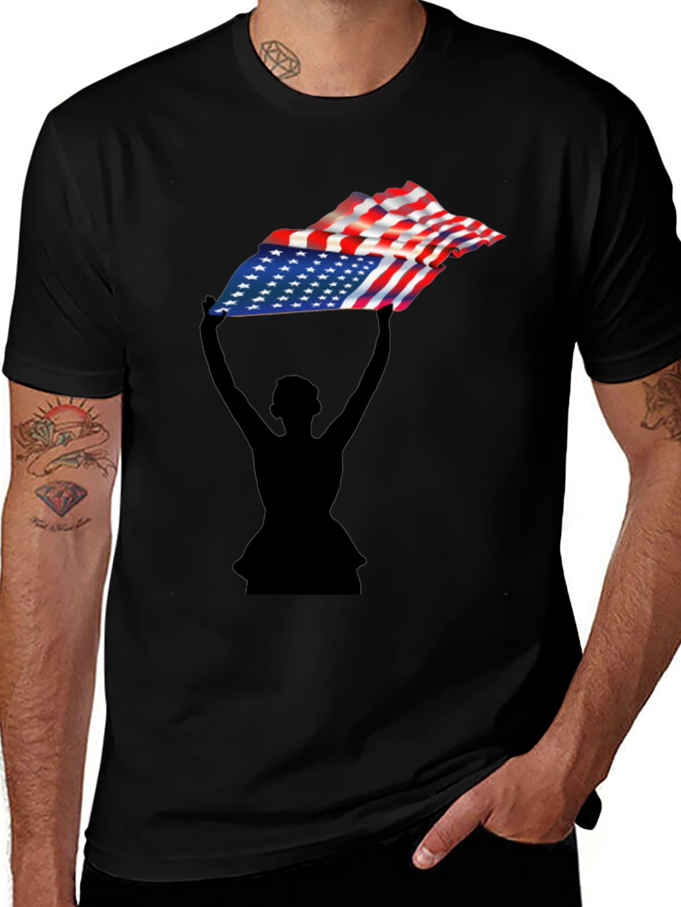 Patriotic Silhouette Tee