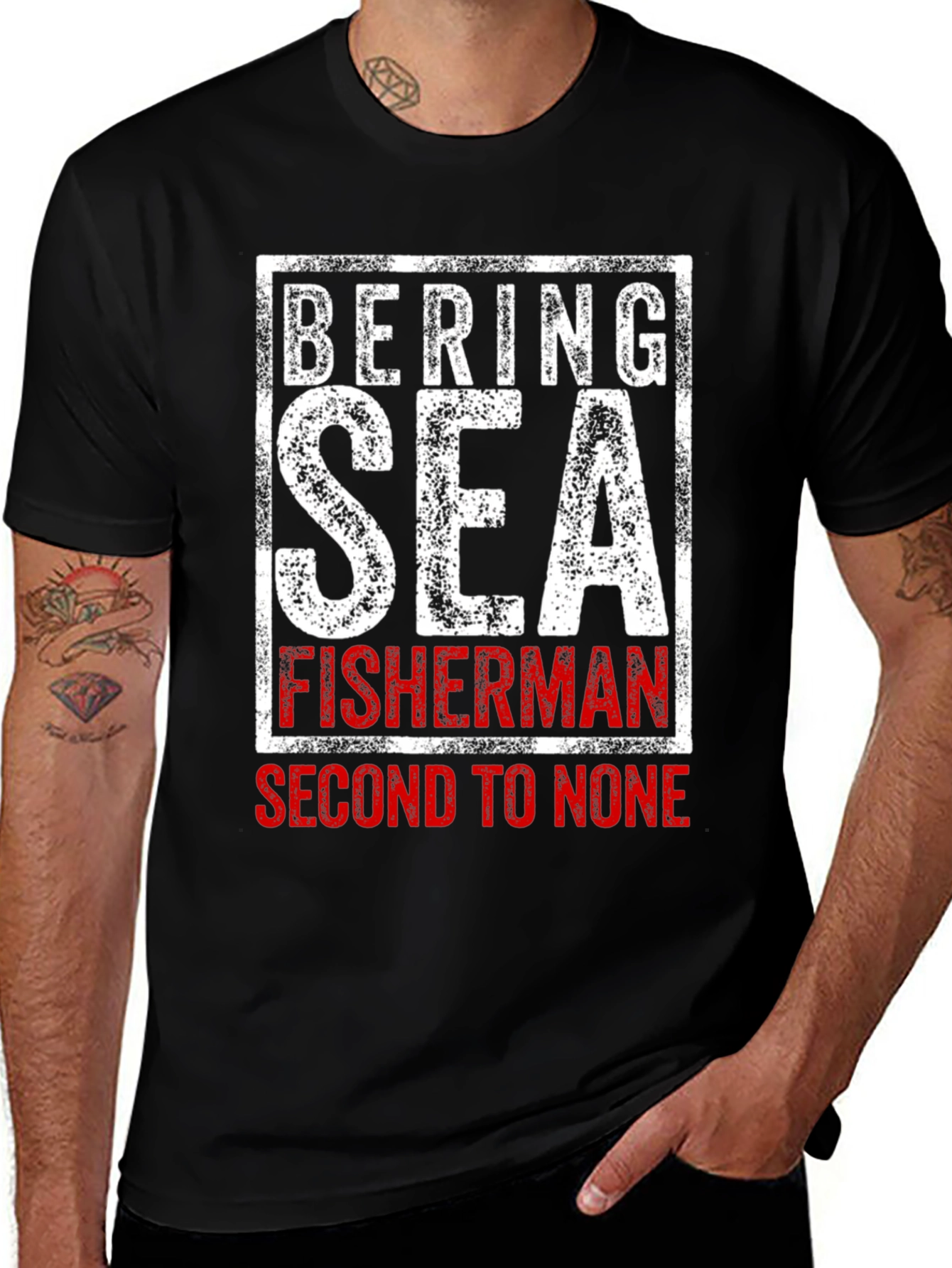 Variant 10 of Bering Sea Fisherman Graphic Tee