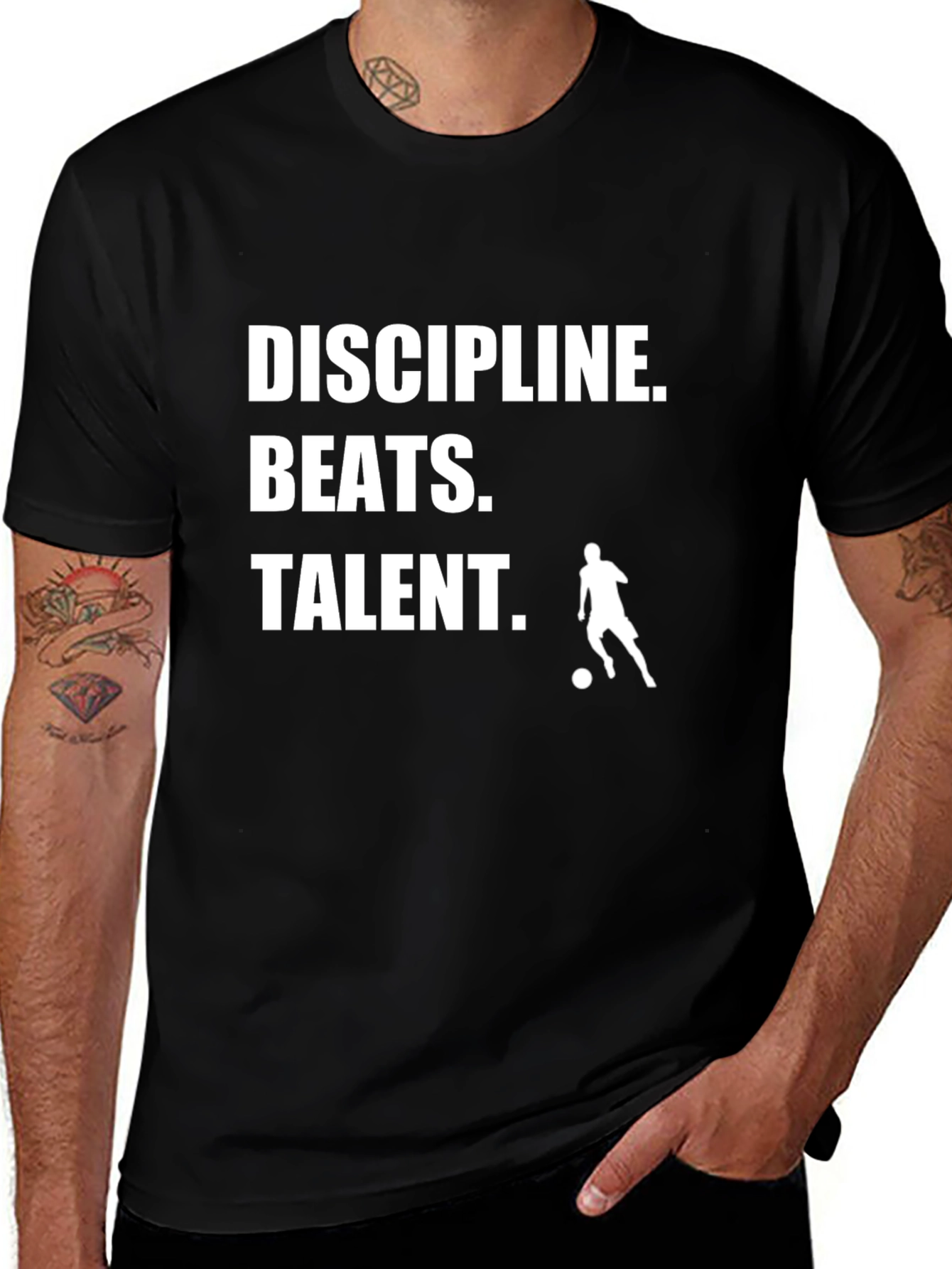 Variant 15 of Discipline Beats Talent Graphic T-Shirt