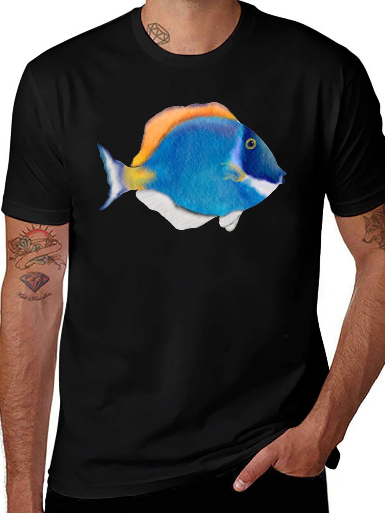 Variant 16 of Tropical Fish Graphic T-Shirt