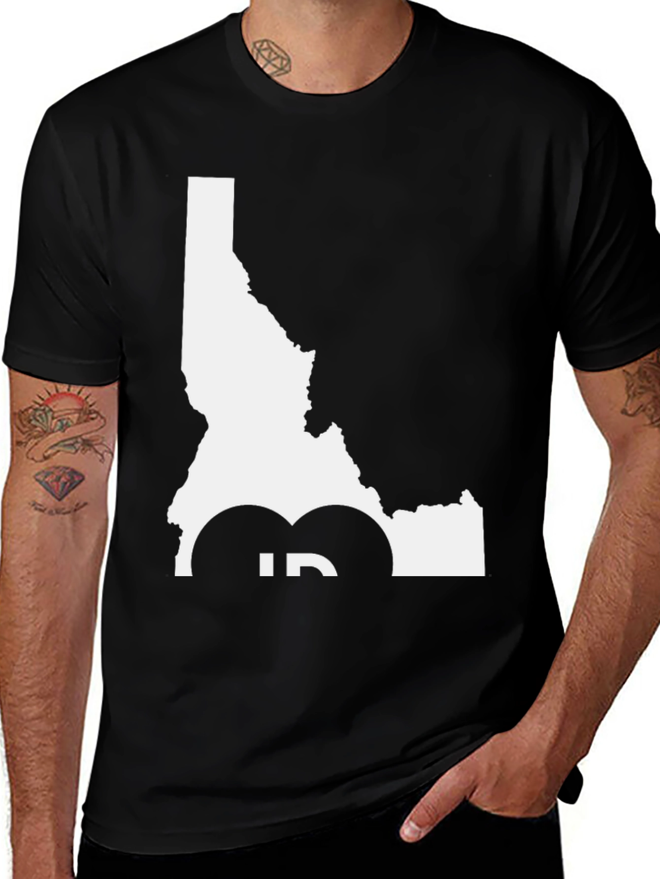 Idaho State Outline T-Shirt - Show Your State Pride