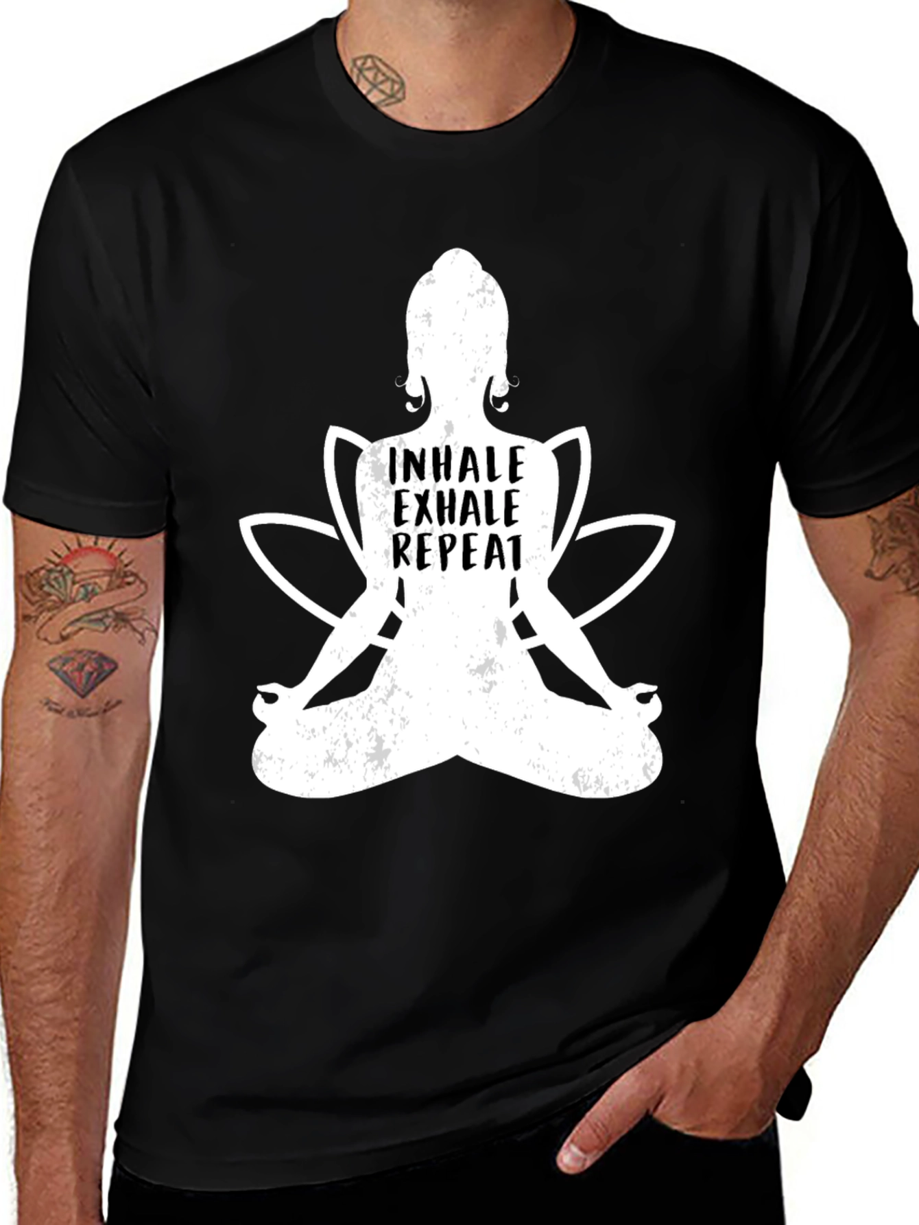 Variant 26 of Inhale Exhale Repeat Yoga Tee