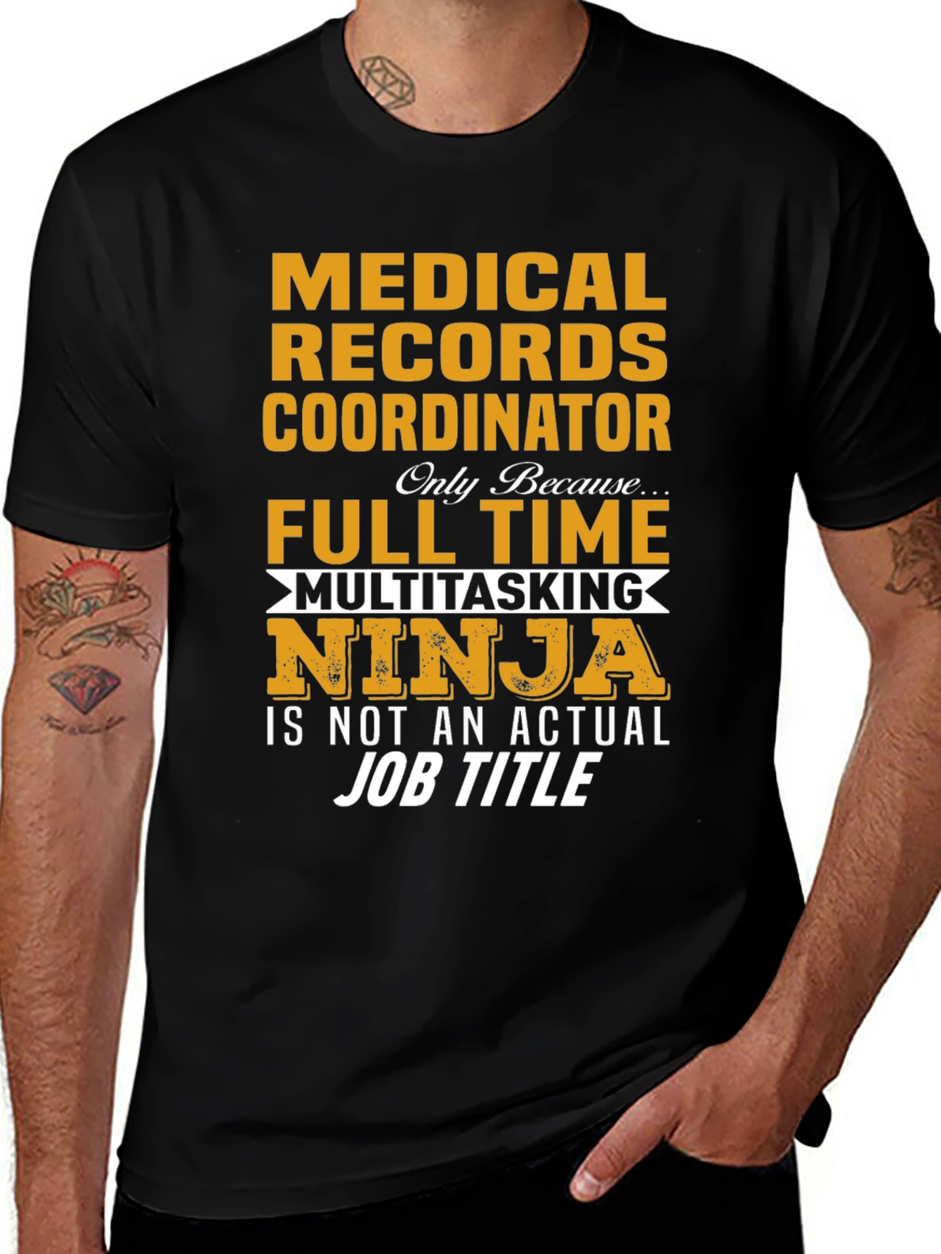 Medical Records Coordinator Ninja T-Shirt