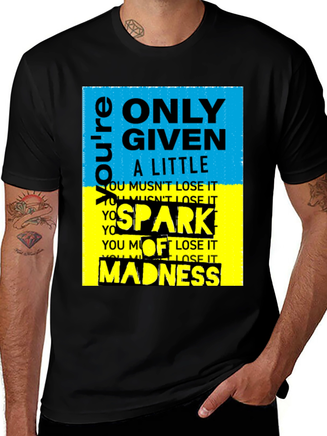 Variant 28 of Madness Spark T-Shirt - Unique Graphic Tee