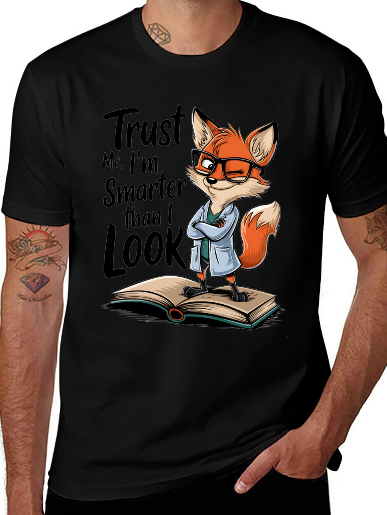 Variant 4 of Trust Me Fox T-Shirt: Smart & Stylish