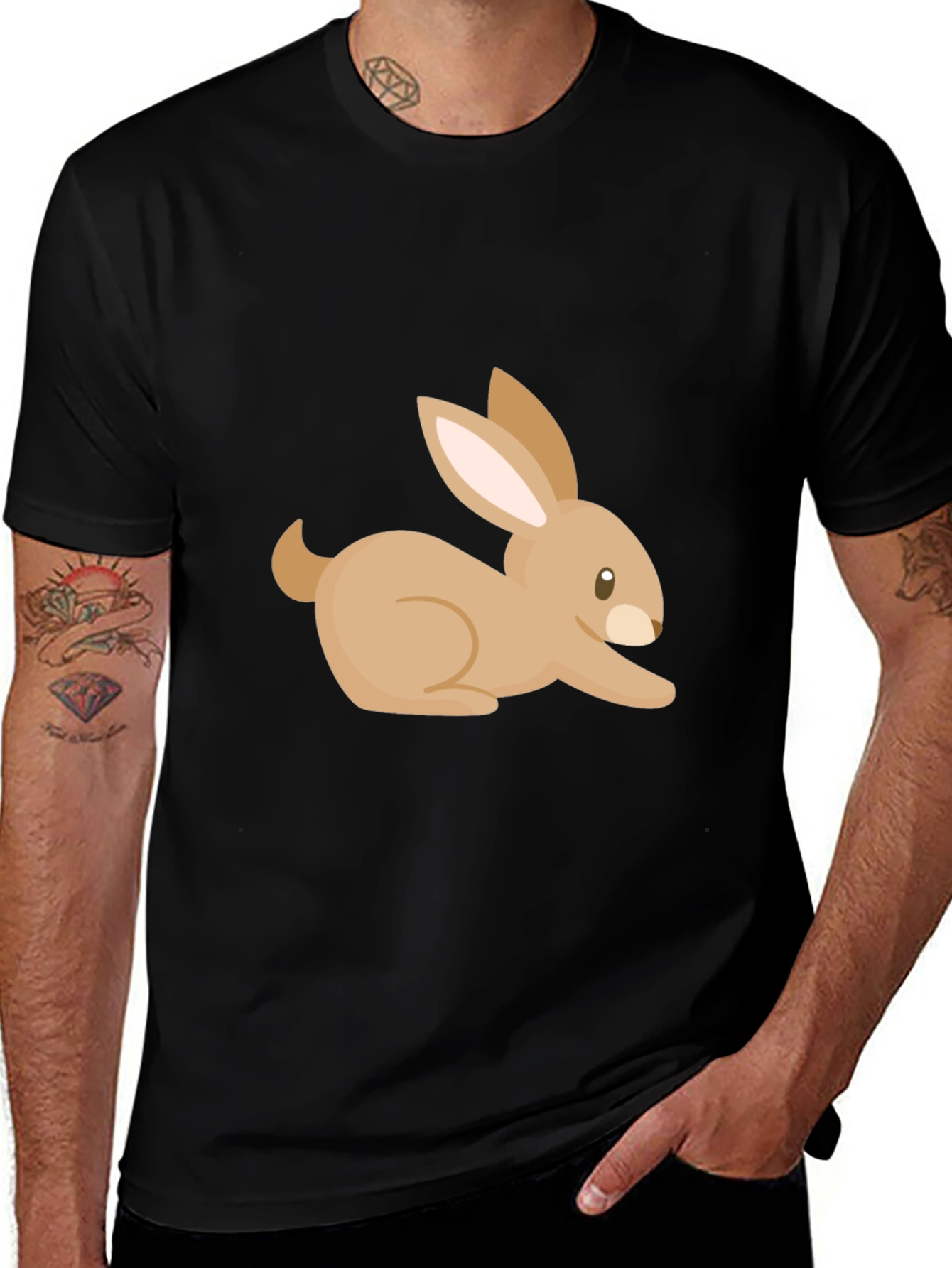 Variant 26 of Bunny Rabbit Graphic T-Shirt