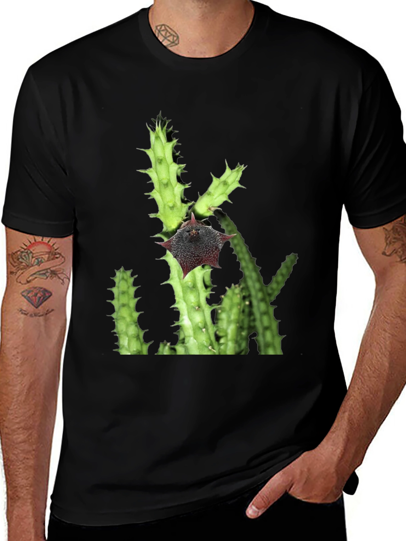 Variant 10 of Cactus Flower Graphic T-Shirt
