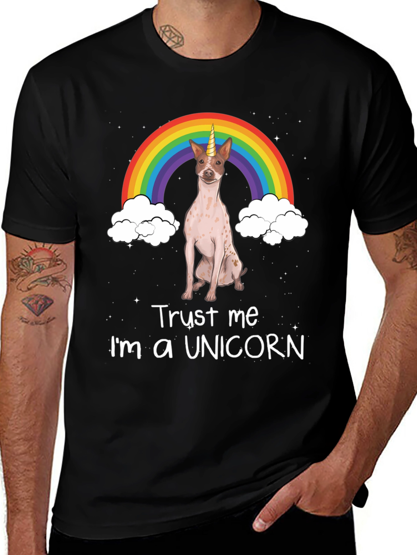 Variant 3 of Unicorn Dog Graphic T-Shirt