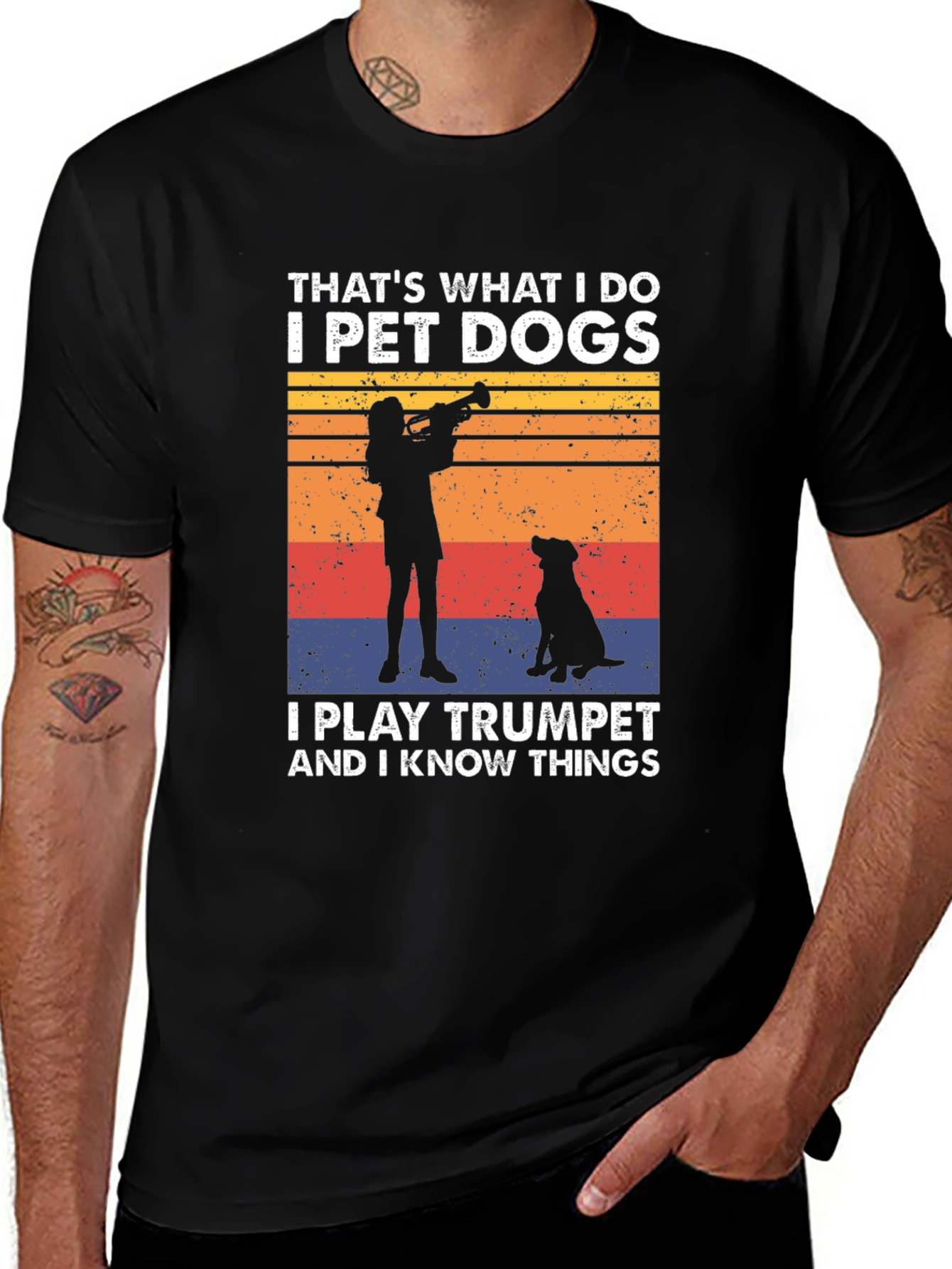 Pet Dogs & Trumpet T-Shirt