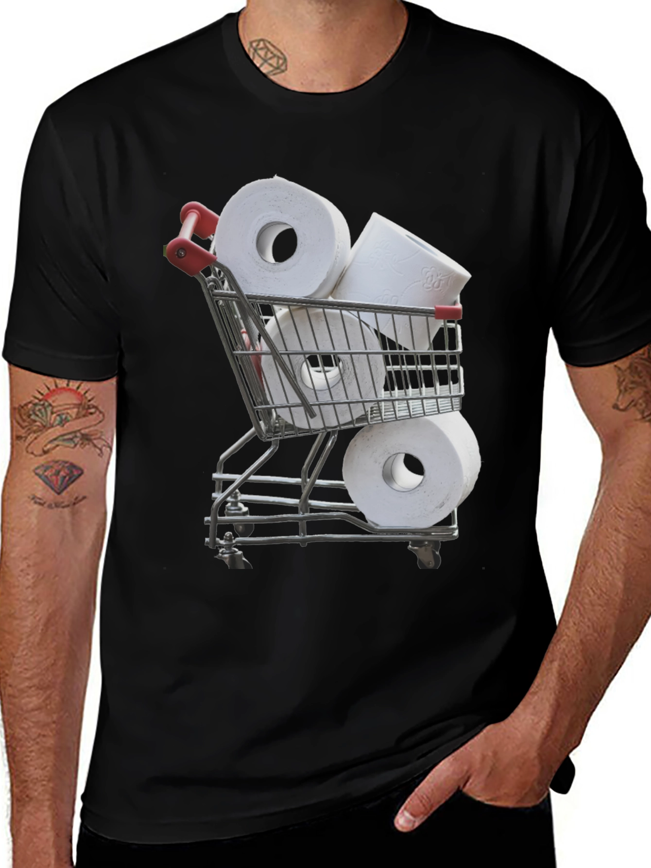 Variant 23 of Toilet Paper Cart Graphic Tee