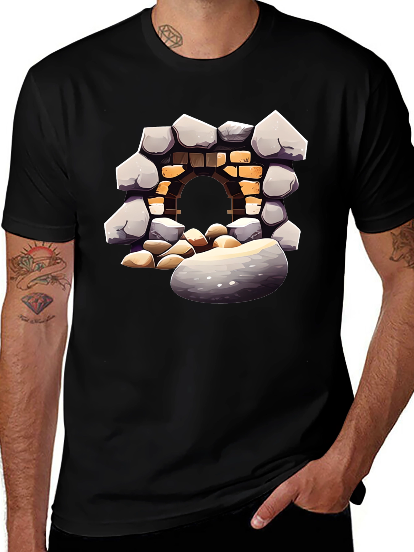 Variant 30 of Stone Archway Graphic T-Shirt