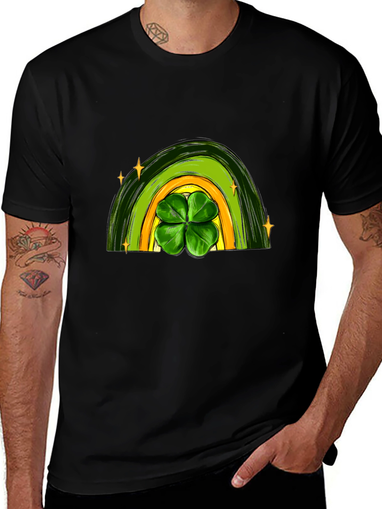 Variant 11 of Lucky Rainbow Shamrock T-Shirt