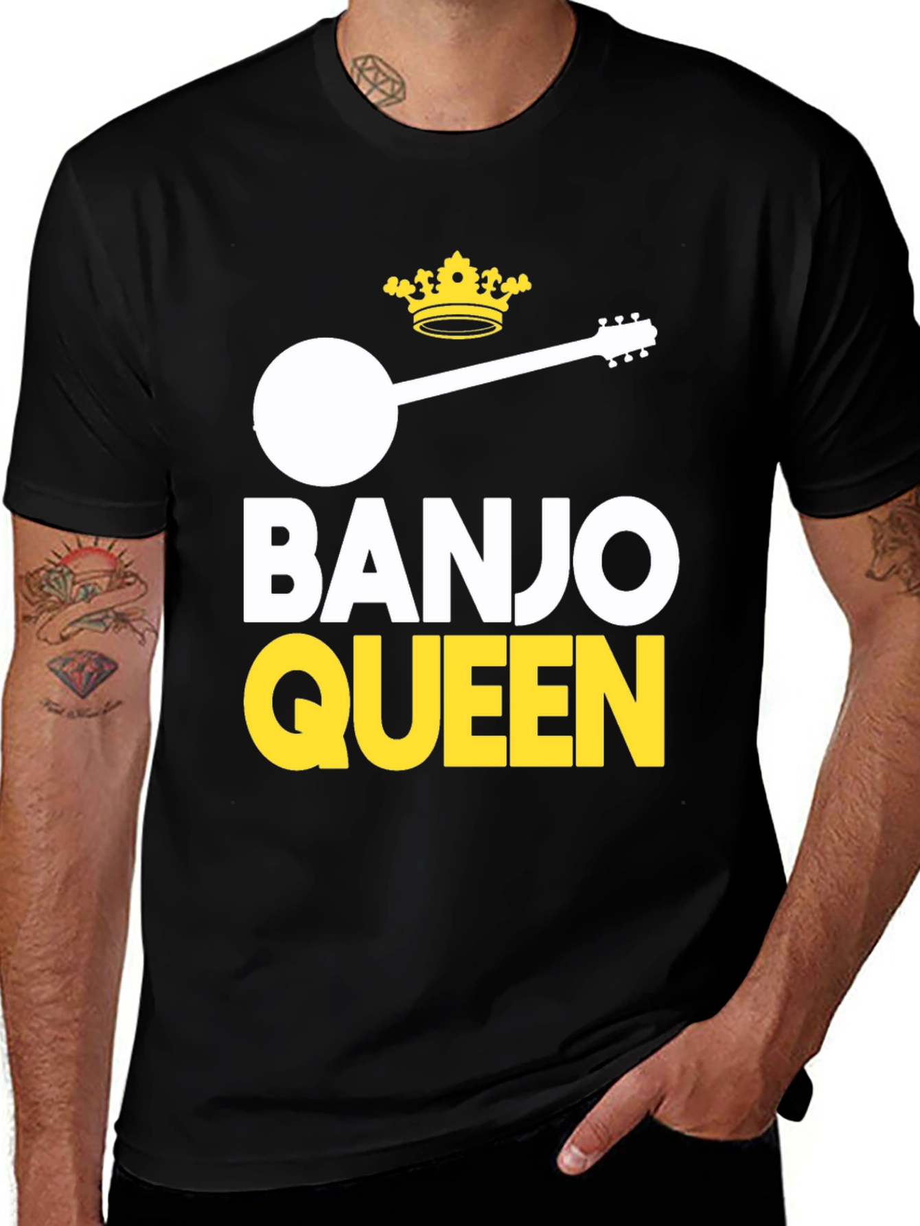Variant 27 of Banjo Queen T-Shirt - Music Lover Tee