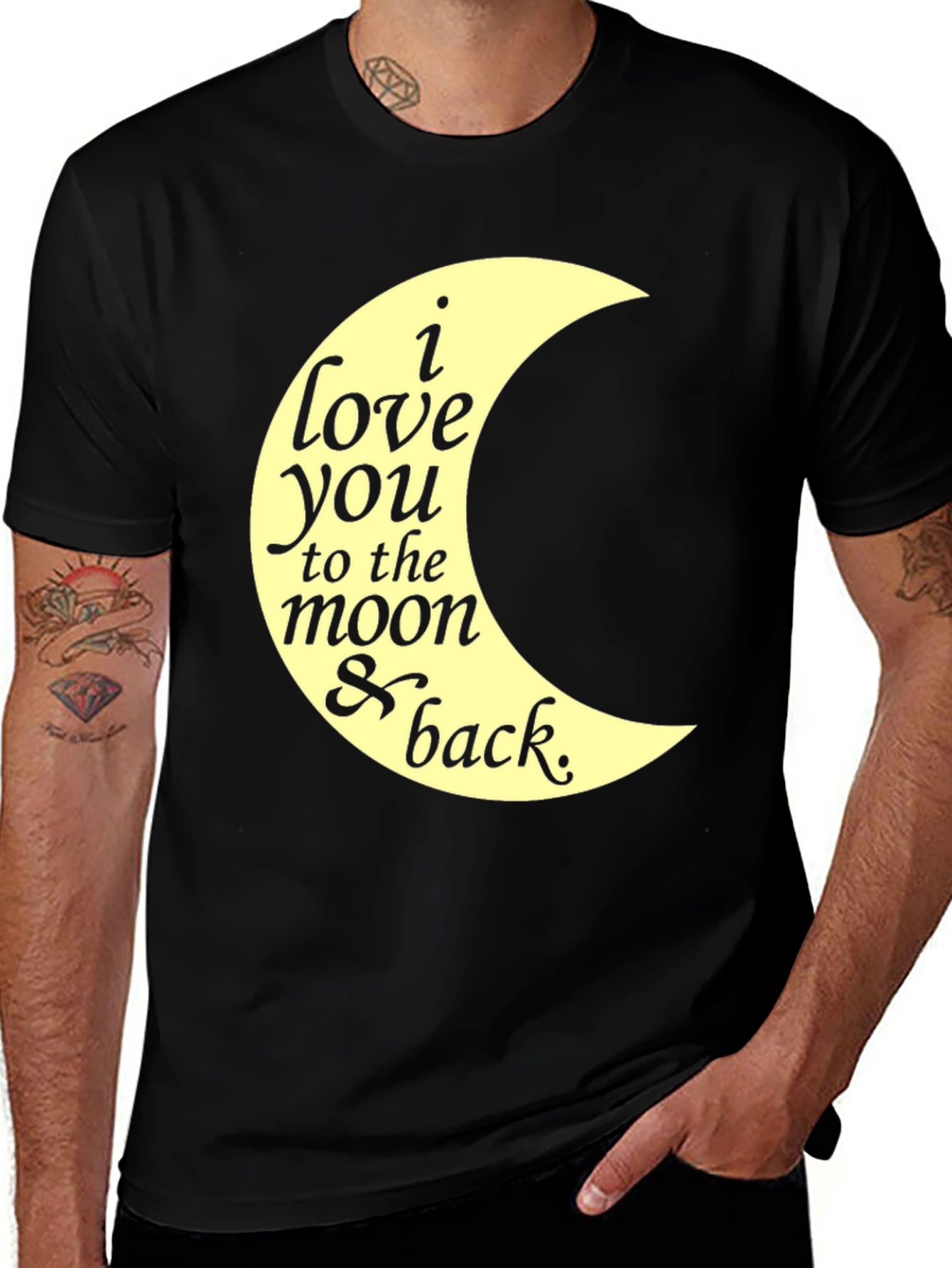 Variant 17 of I Love You to the Moon and Back T-Shirt