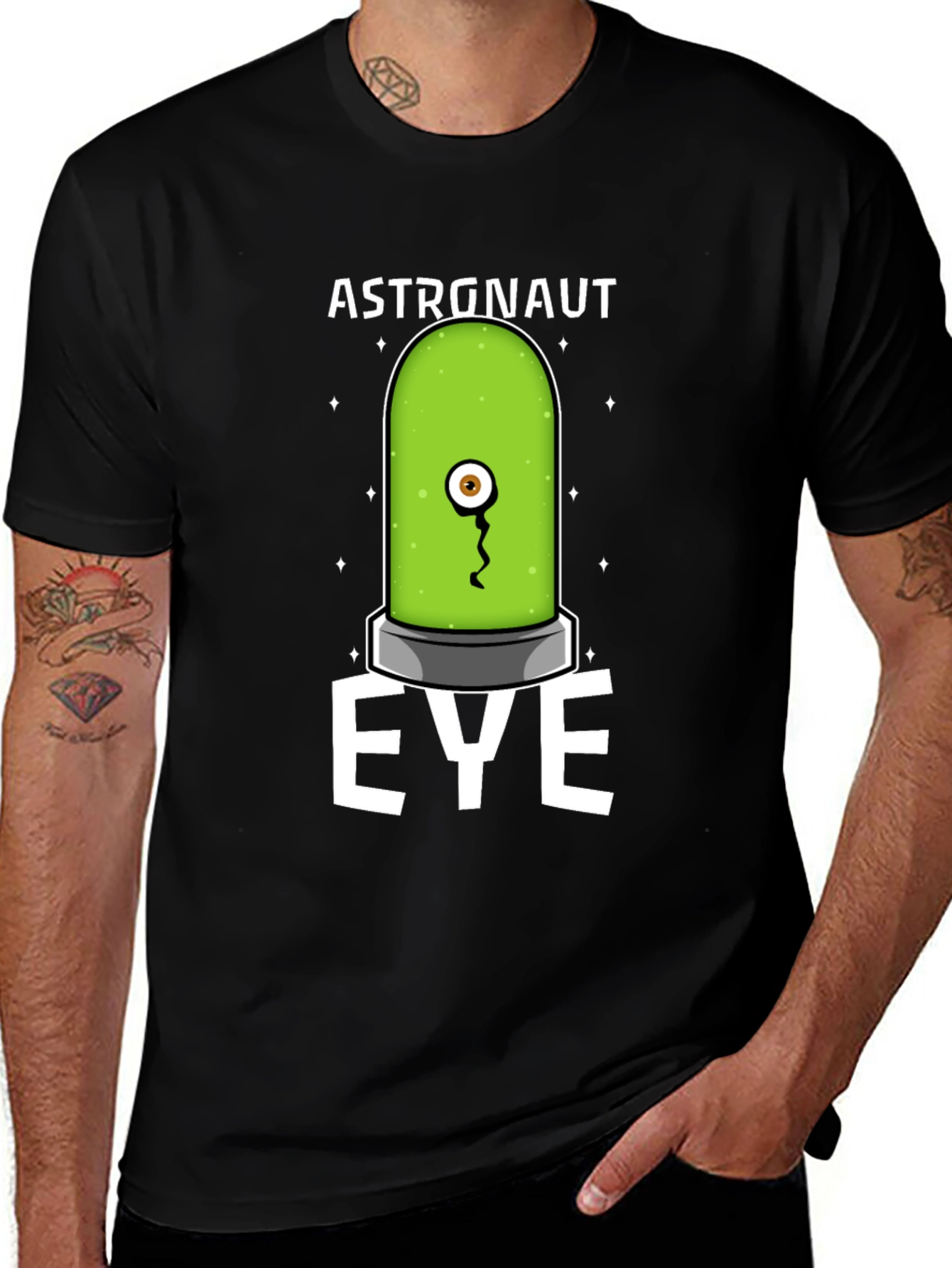 Variant 28 of Astronaut Eye T-Shirt - Quirky Graphic Tee