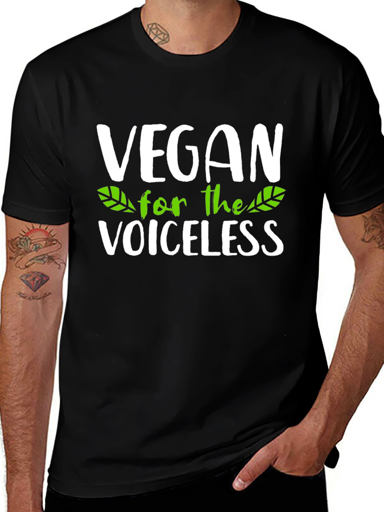 Variant 6 of Vegan for the Voiceless Graphic Tee