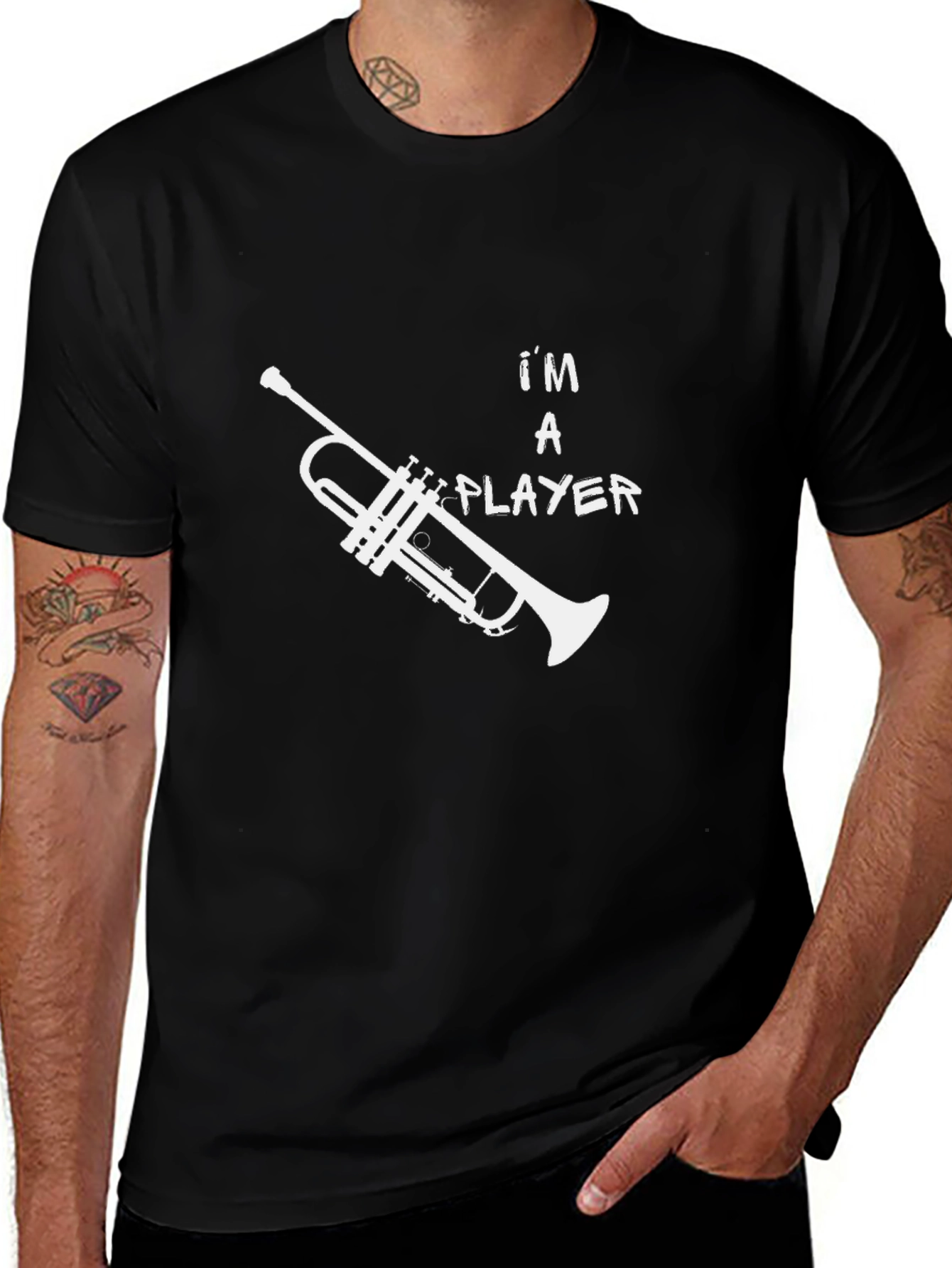 I'm A Player Trumpet Graphic T-Shirt
