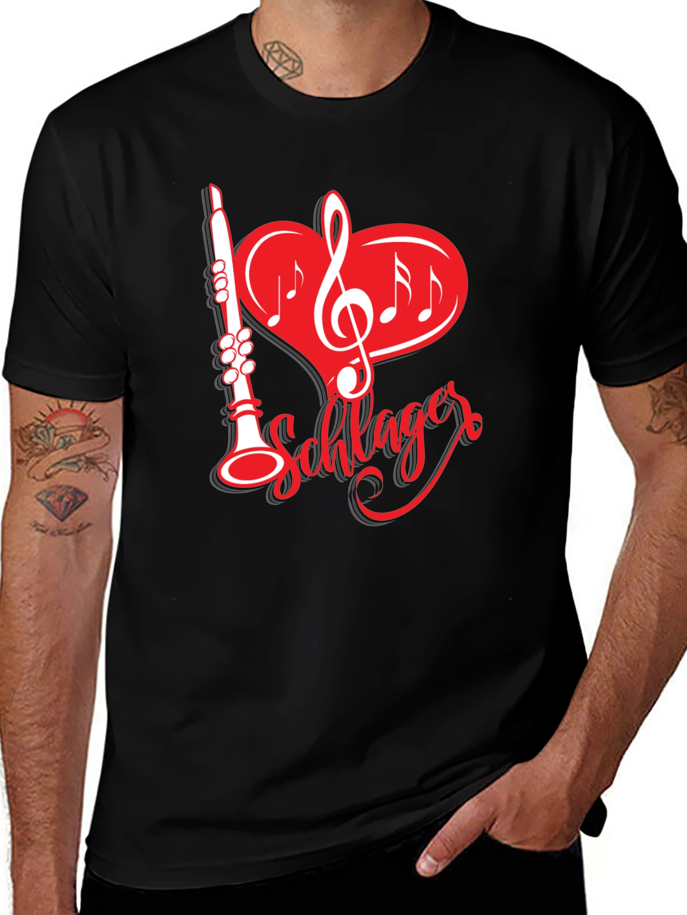 Variant 12 of I Love Schlager Music T-Shirt