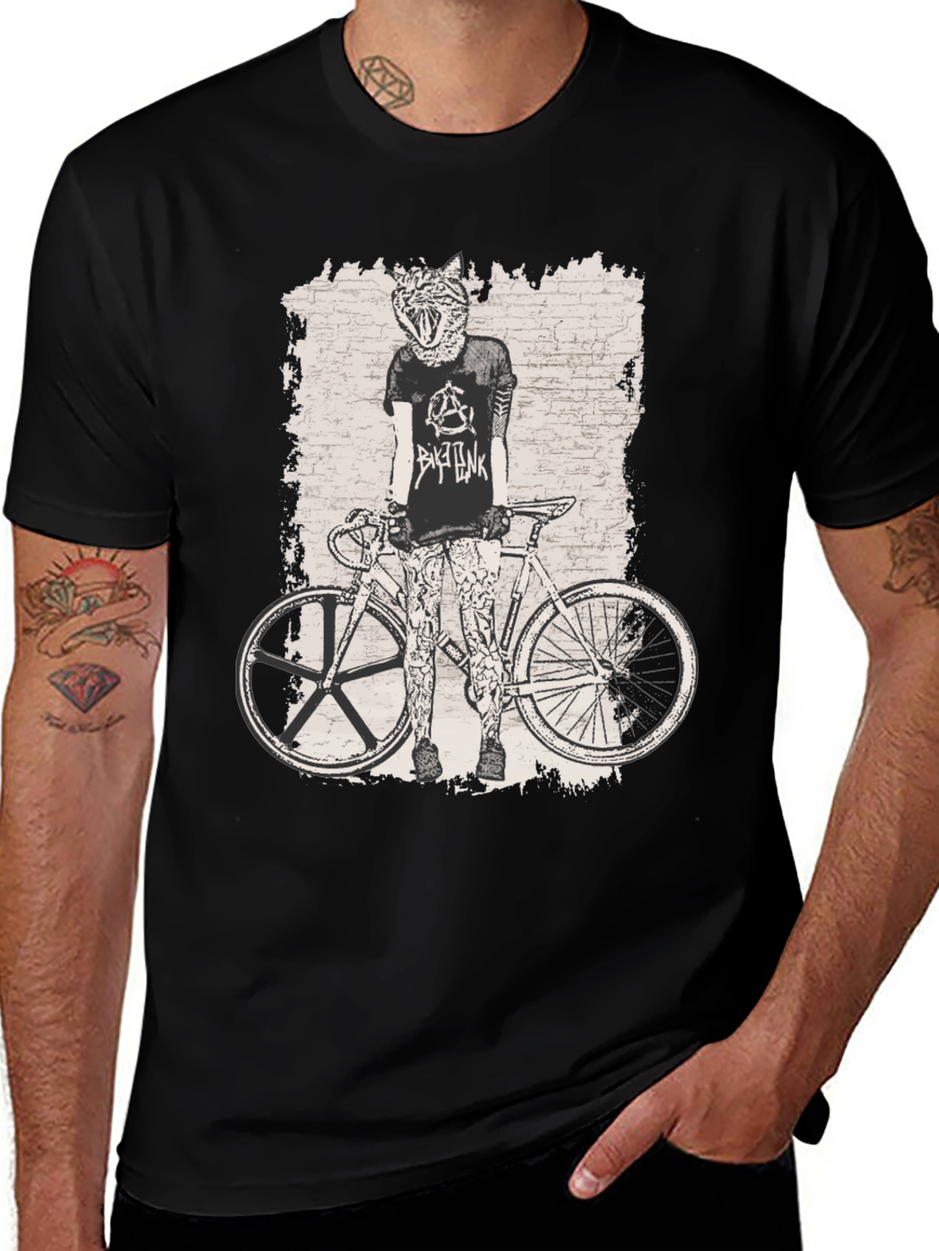 Bike Punk Graphic T-Shirt