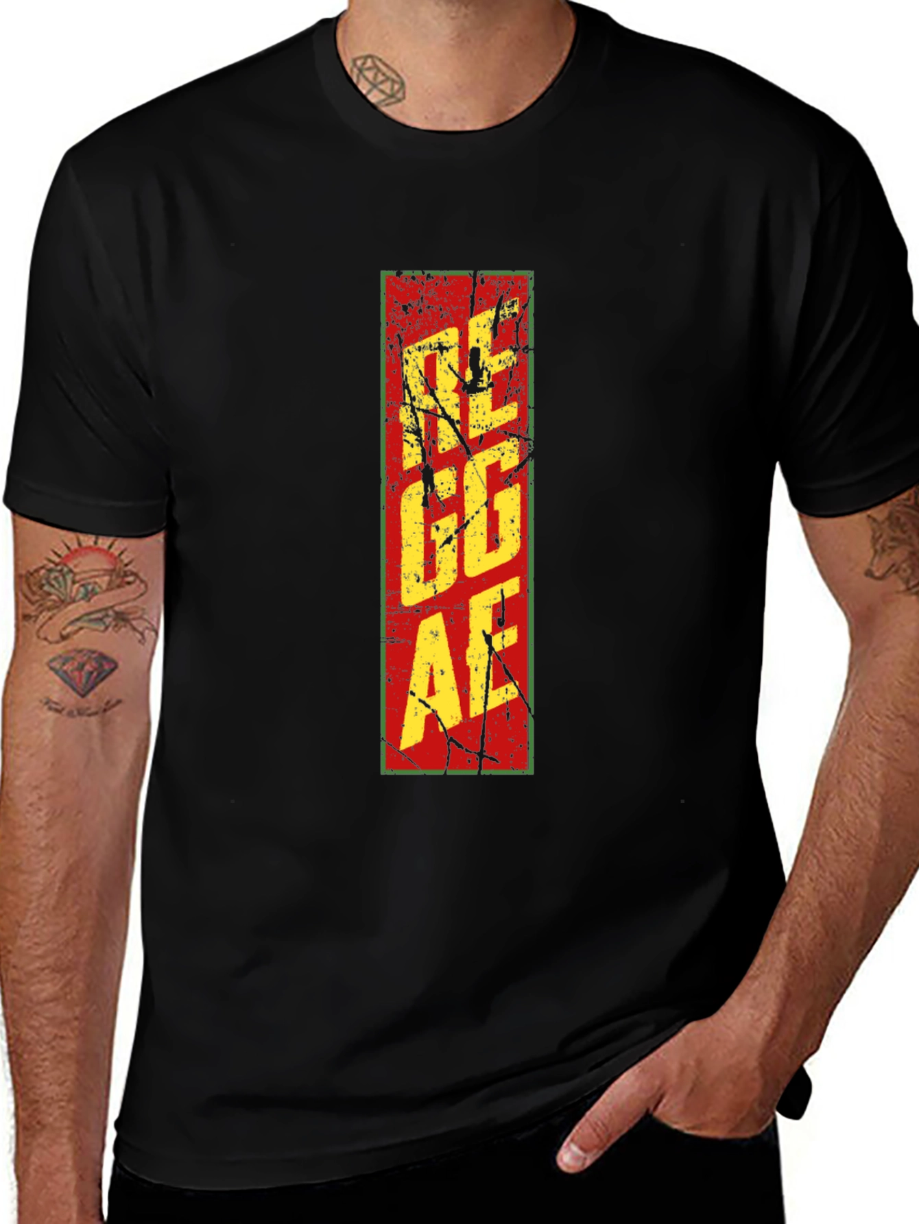 Variant 26 of Retro Reggae Graphic T-Shirt