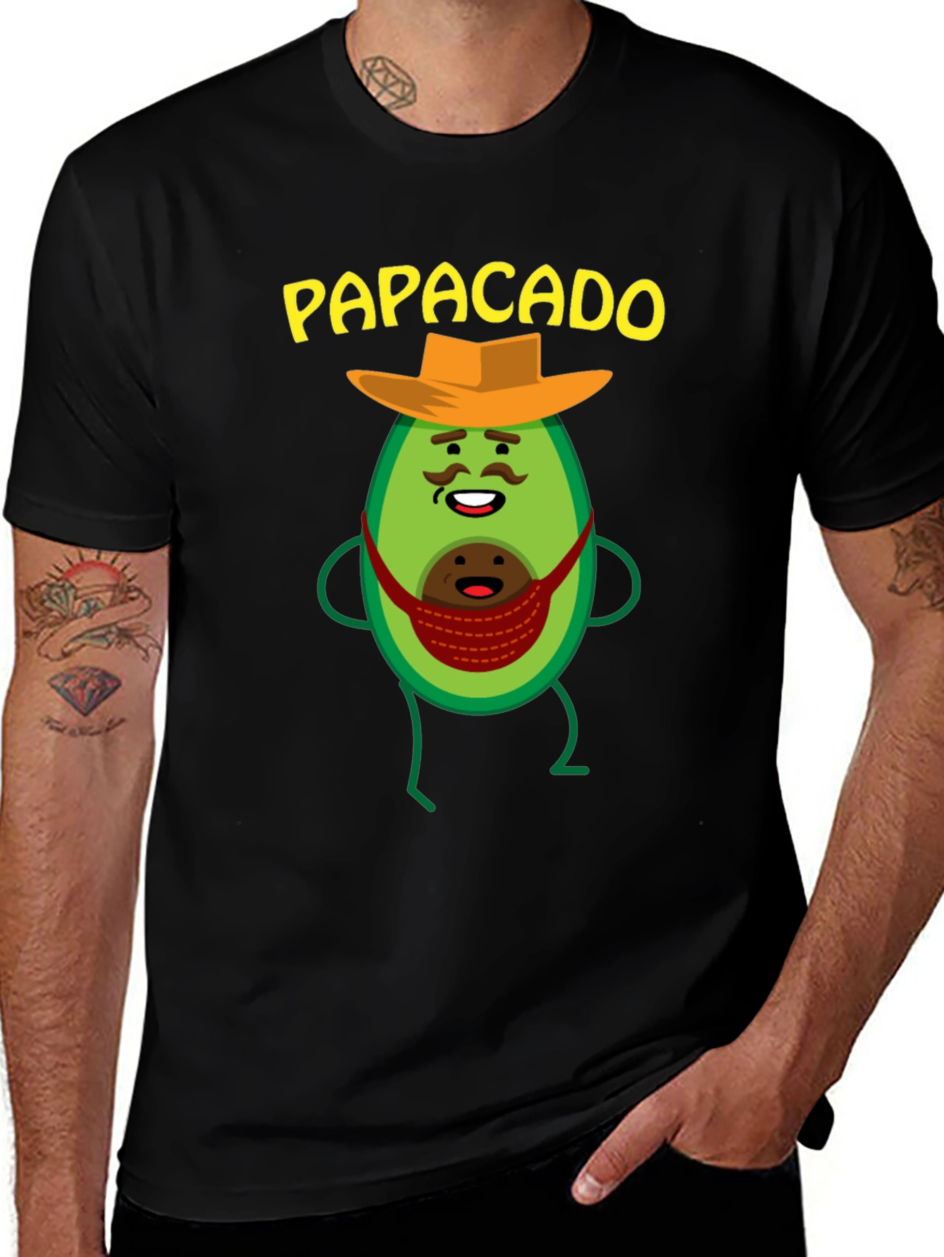 Variant 22 of Papacado T-Shirt - Funny Avocado Dad Tee