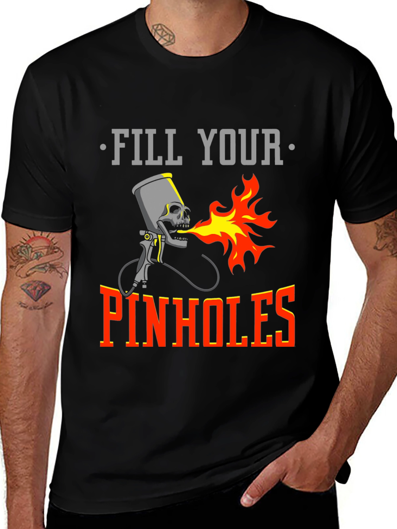 Variant 23 of Fill Your Pinhole Automotive T-Shirt