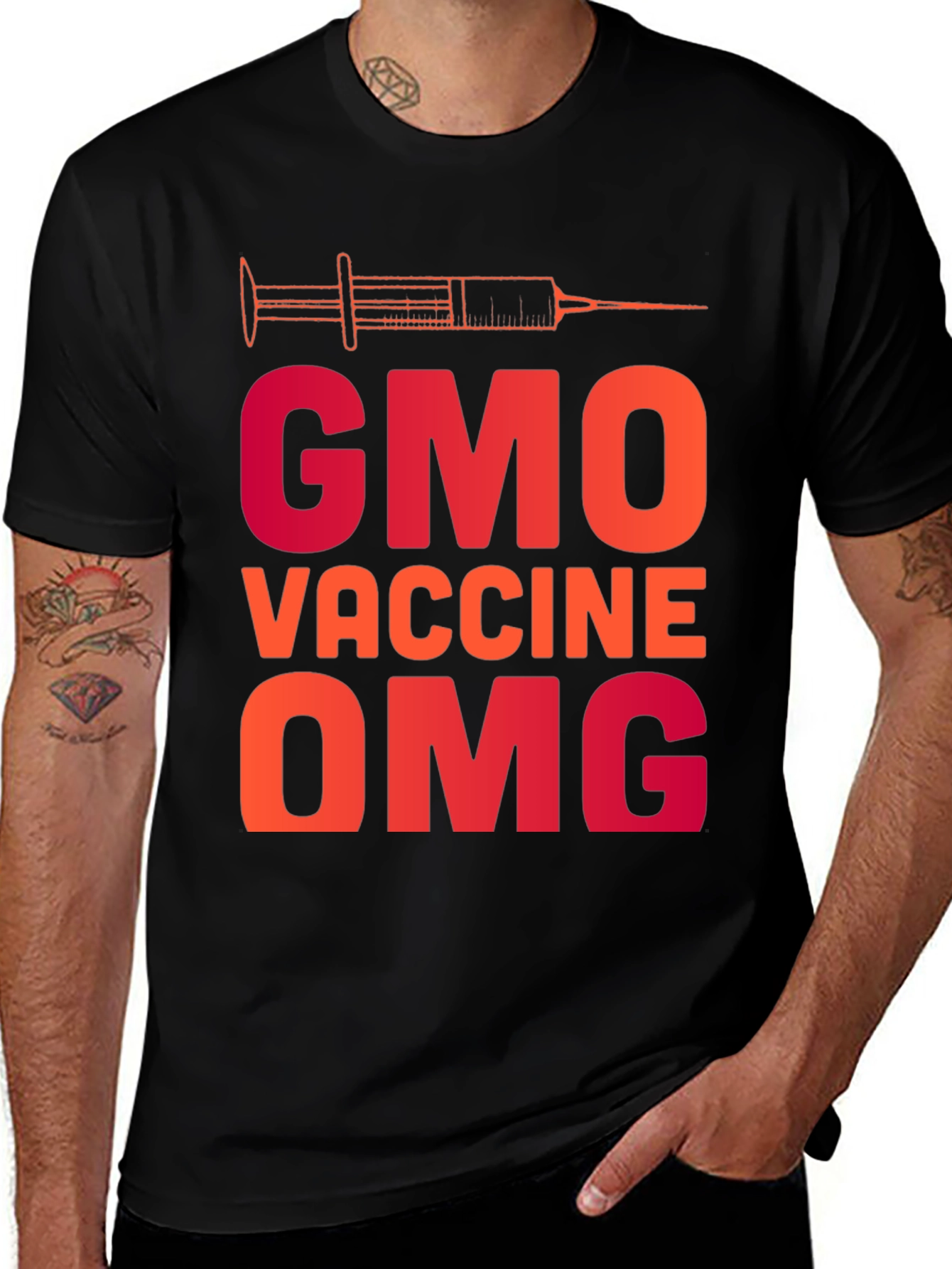 Variant 11 of GMO Vaccine OMG T-Shirt - Anti Vaccine Tee