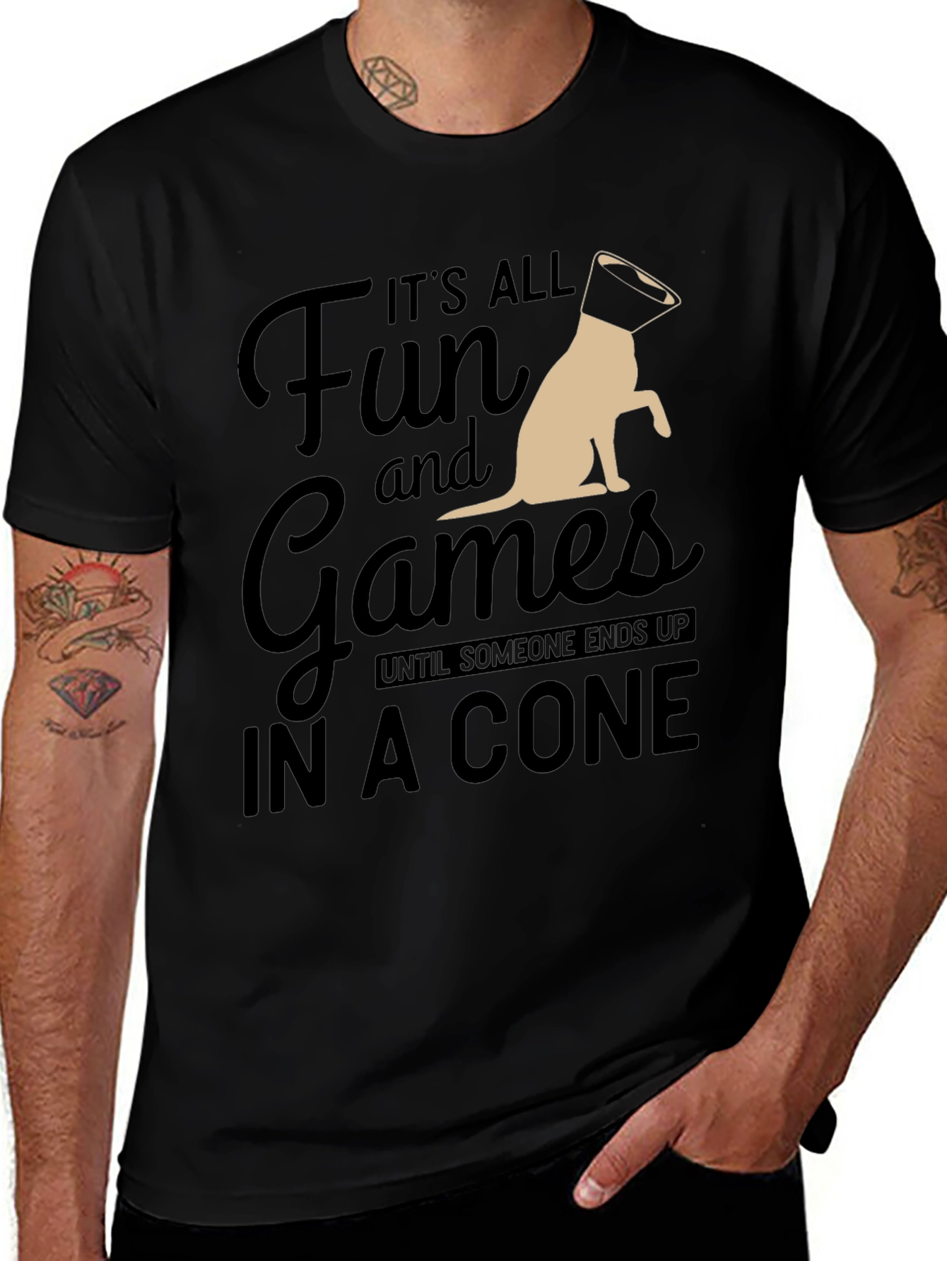 Fun and Games Cone Dog T-Shirt