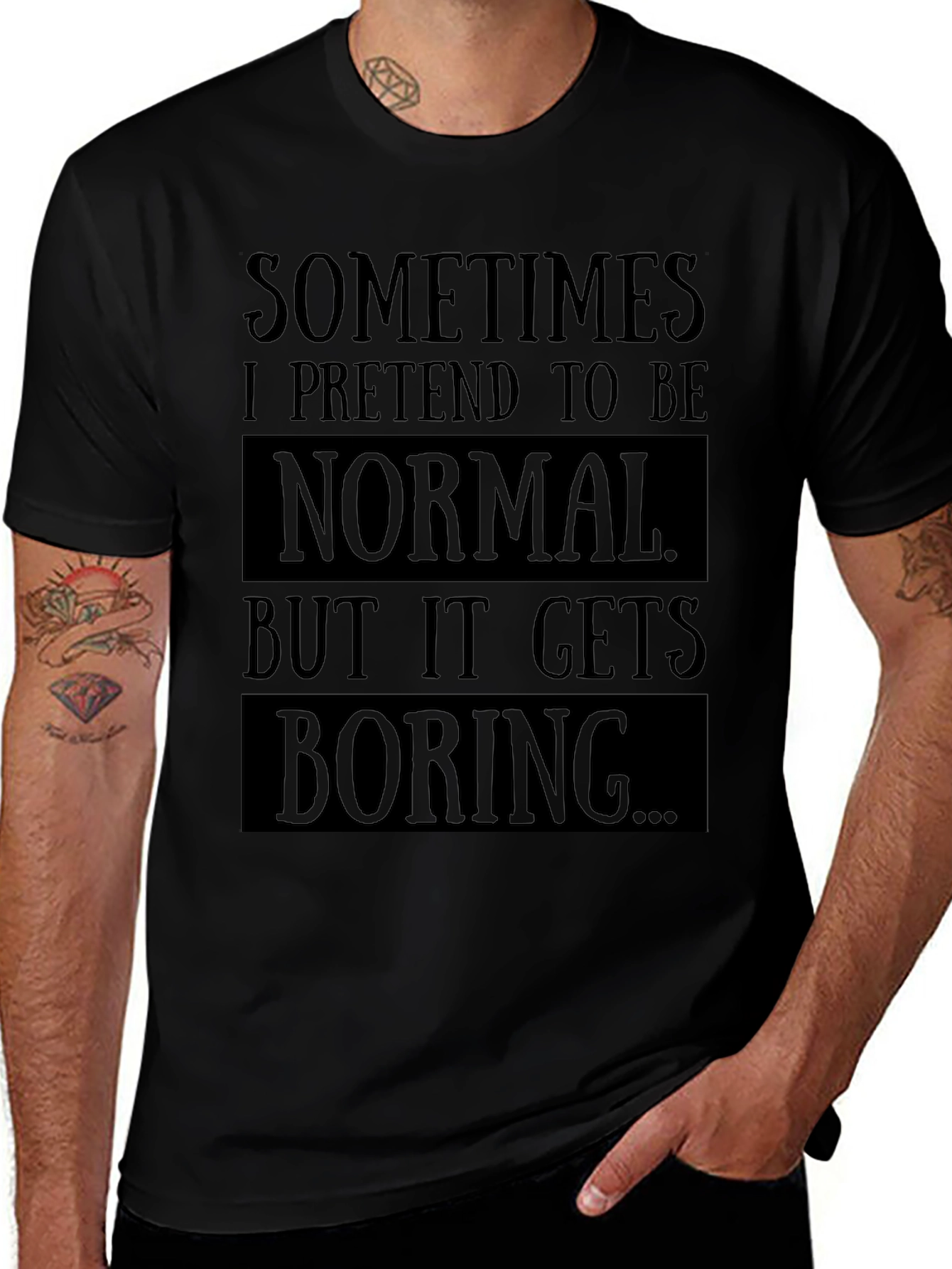 Funny "Sometimes I Pretend" Graphic T-Shirt