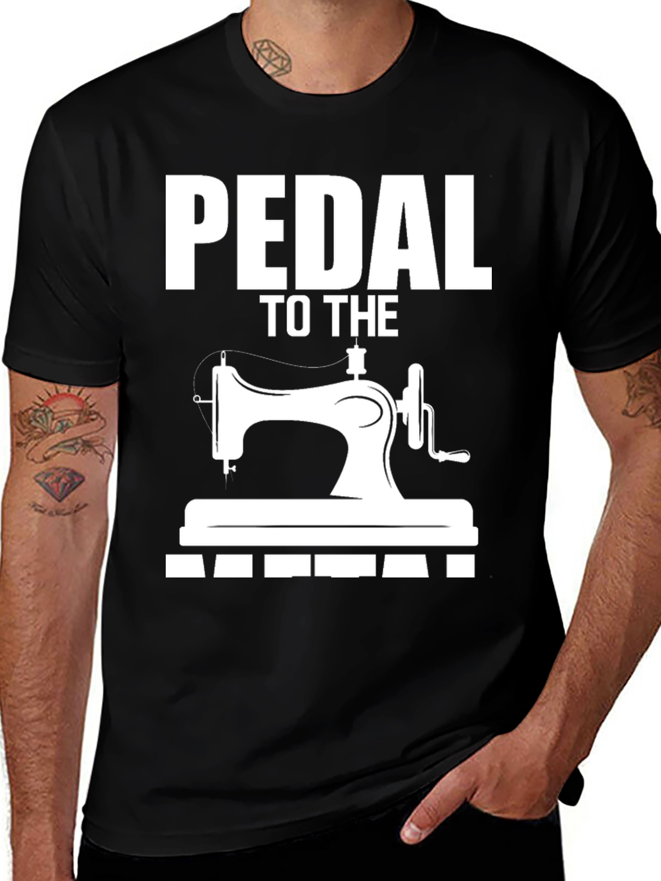 Variant 23 of Pedal to the Metal Sewing T-Shirt