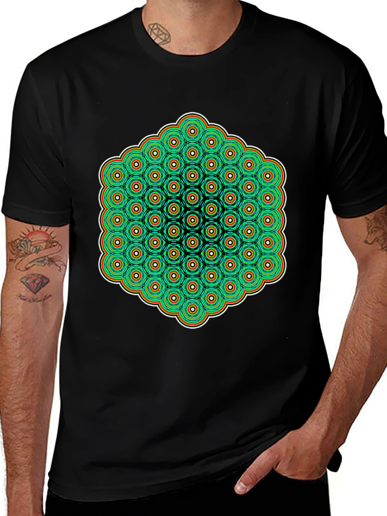Variant 30 of Geometric Pattern T-Shirt