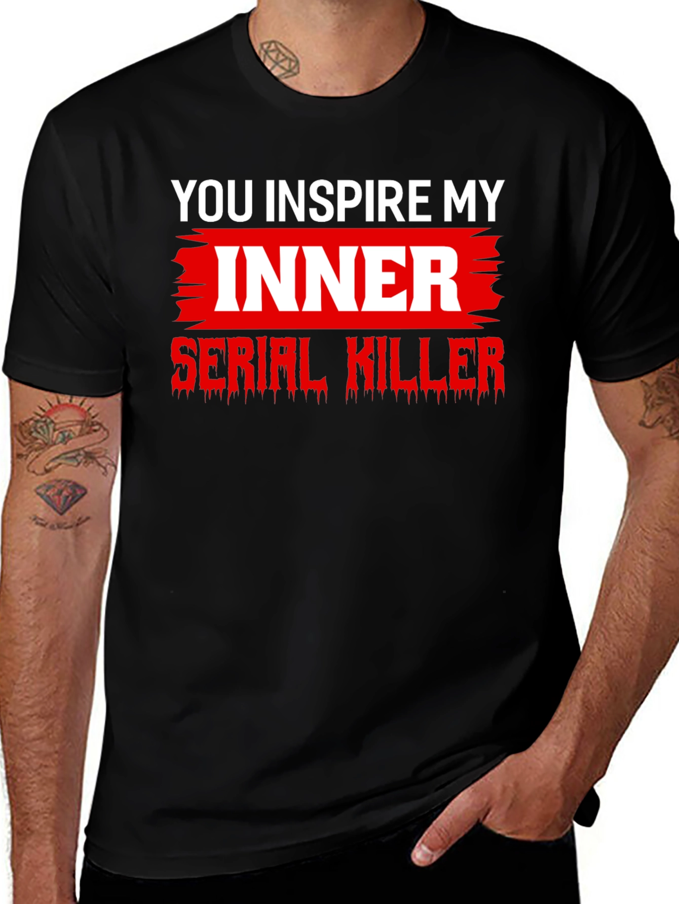 Variant 27 of Inspire My Inner Serial Killer Graphic T-Shirt