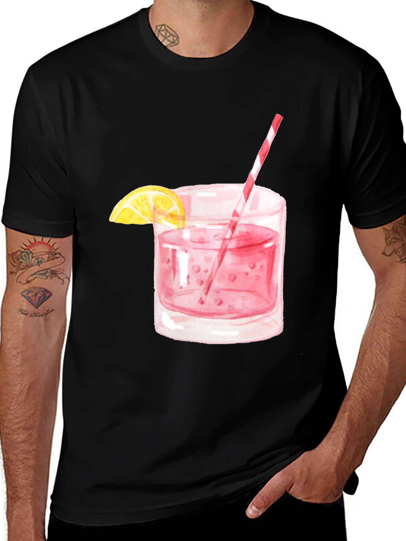 Variant 29 of Cocktail Graphic Tee - Cool Summer Vibes