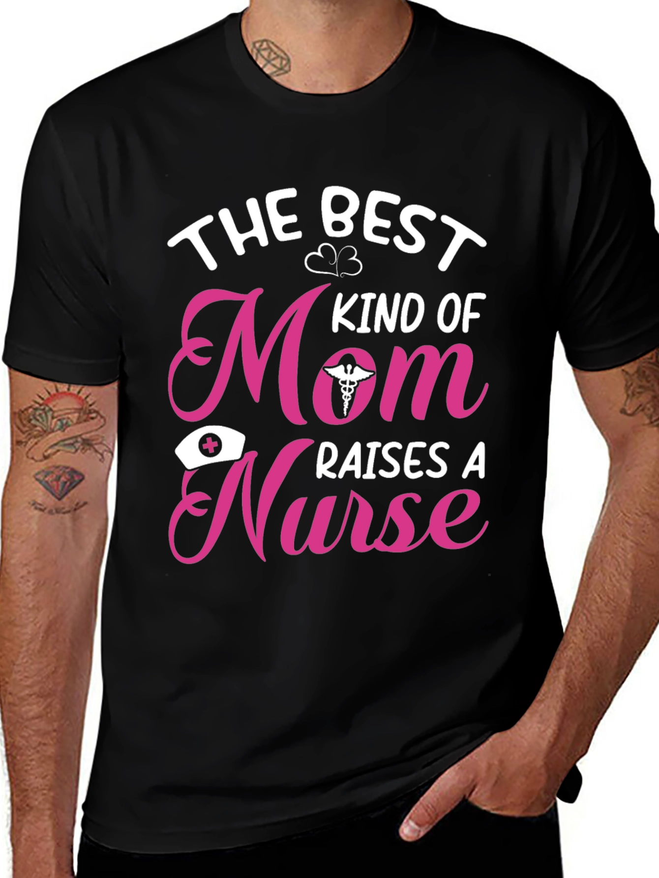 Variant 17 of Best Kind of Mom Raises a Nurse T-Shirt