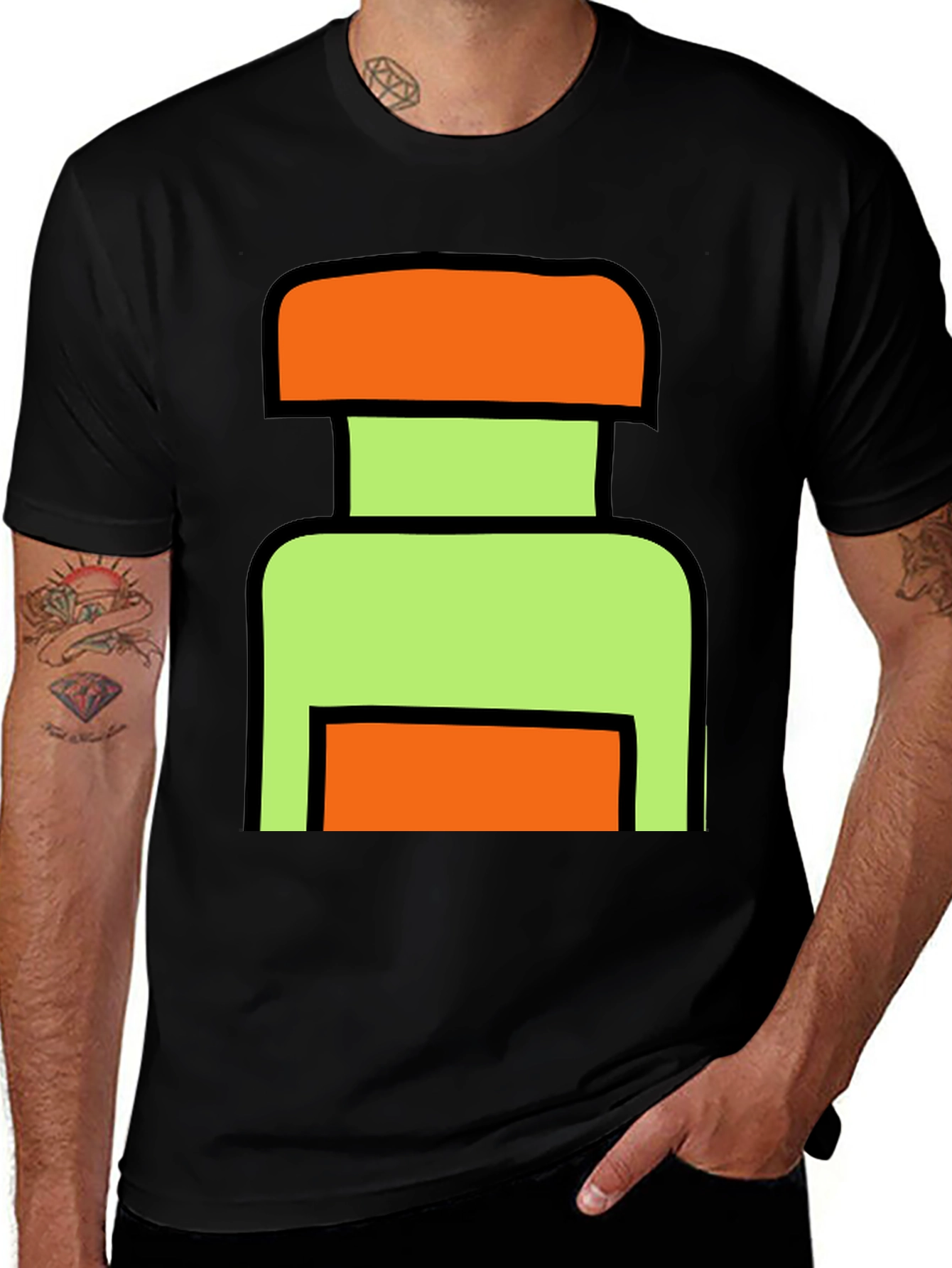 Abstract Block T-Shirt - Modern Graphic Tee