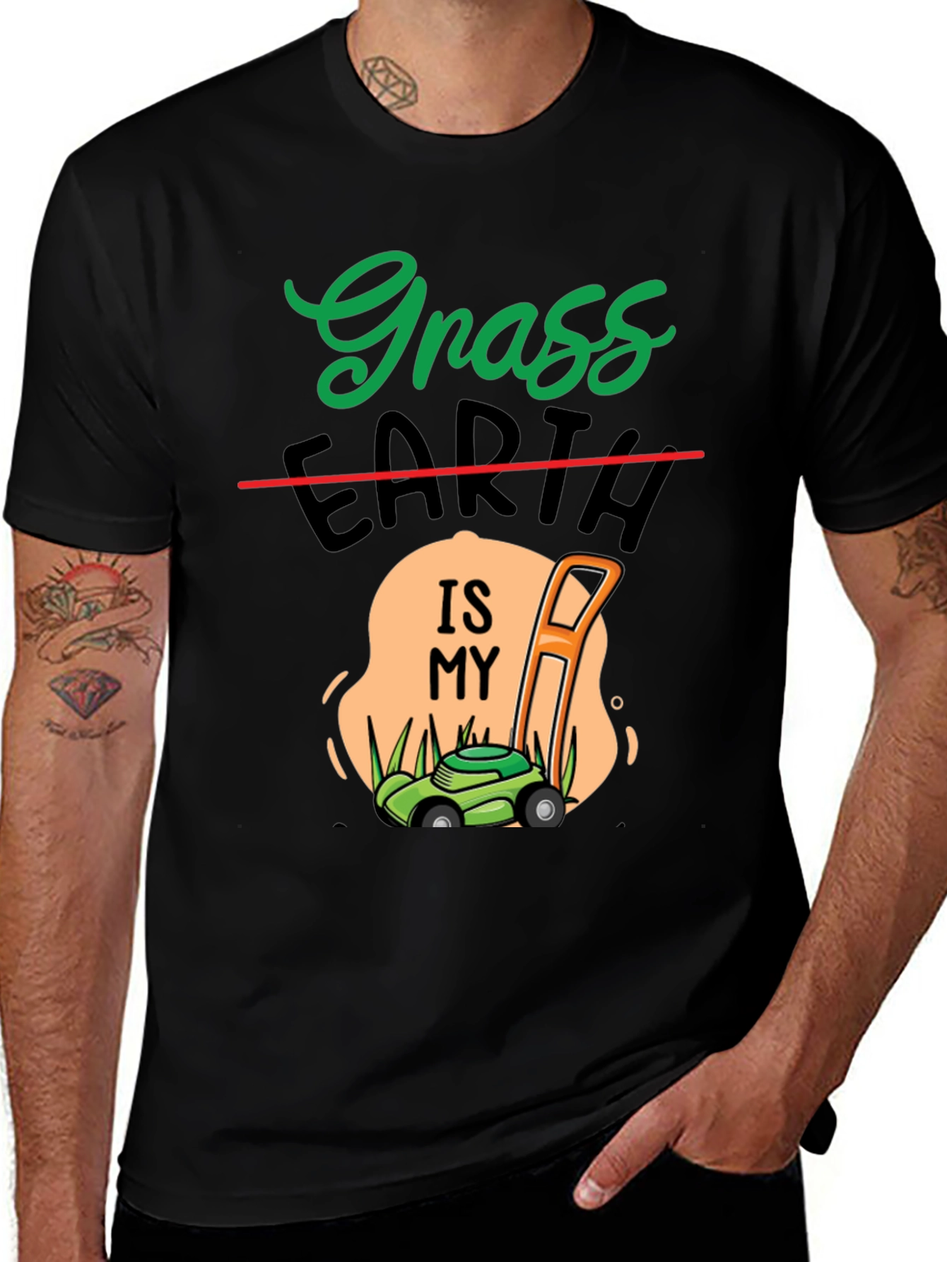 Variant 14 of Grass Earth Is My Turf - Gardening T-Shirt