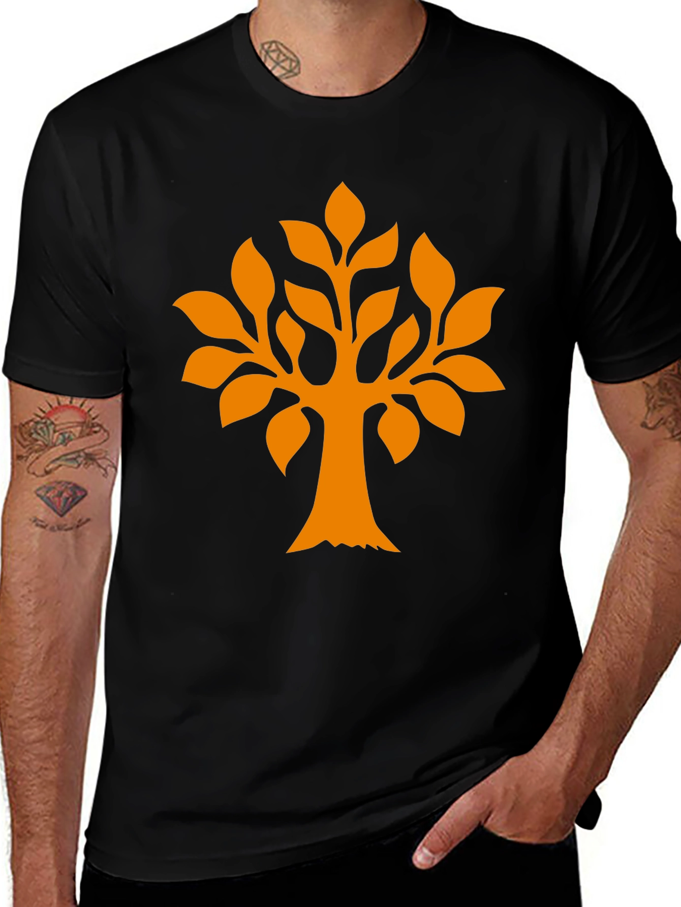 Variant 27 of Nature Tree Graphic Print T-Shirt