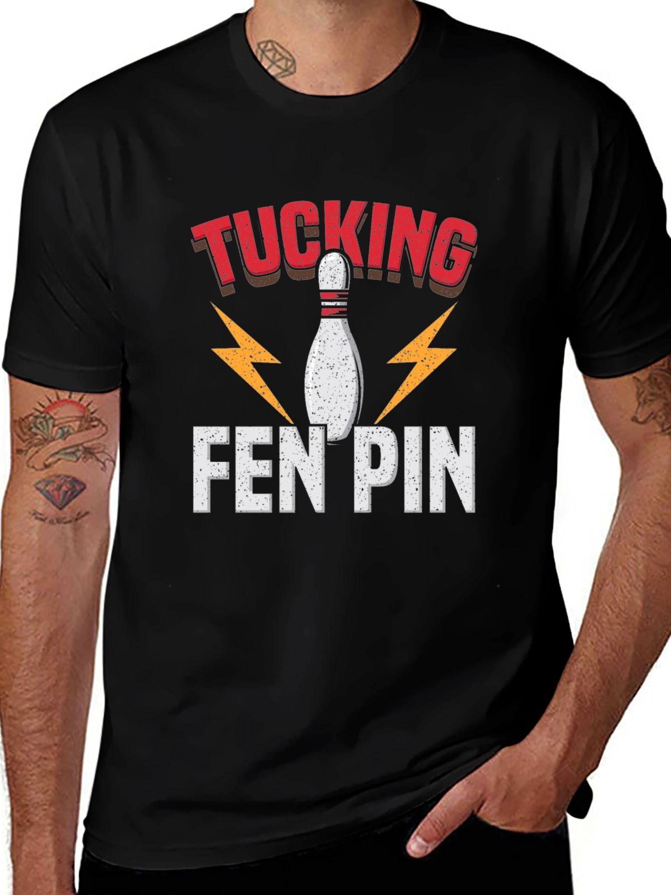 Variant 17 of Bowling Ten Pin T-Shirt
