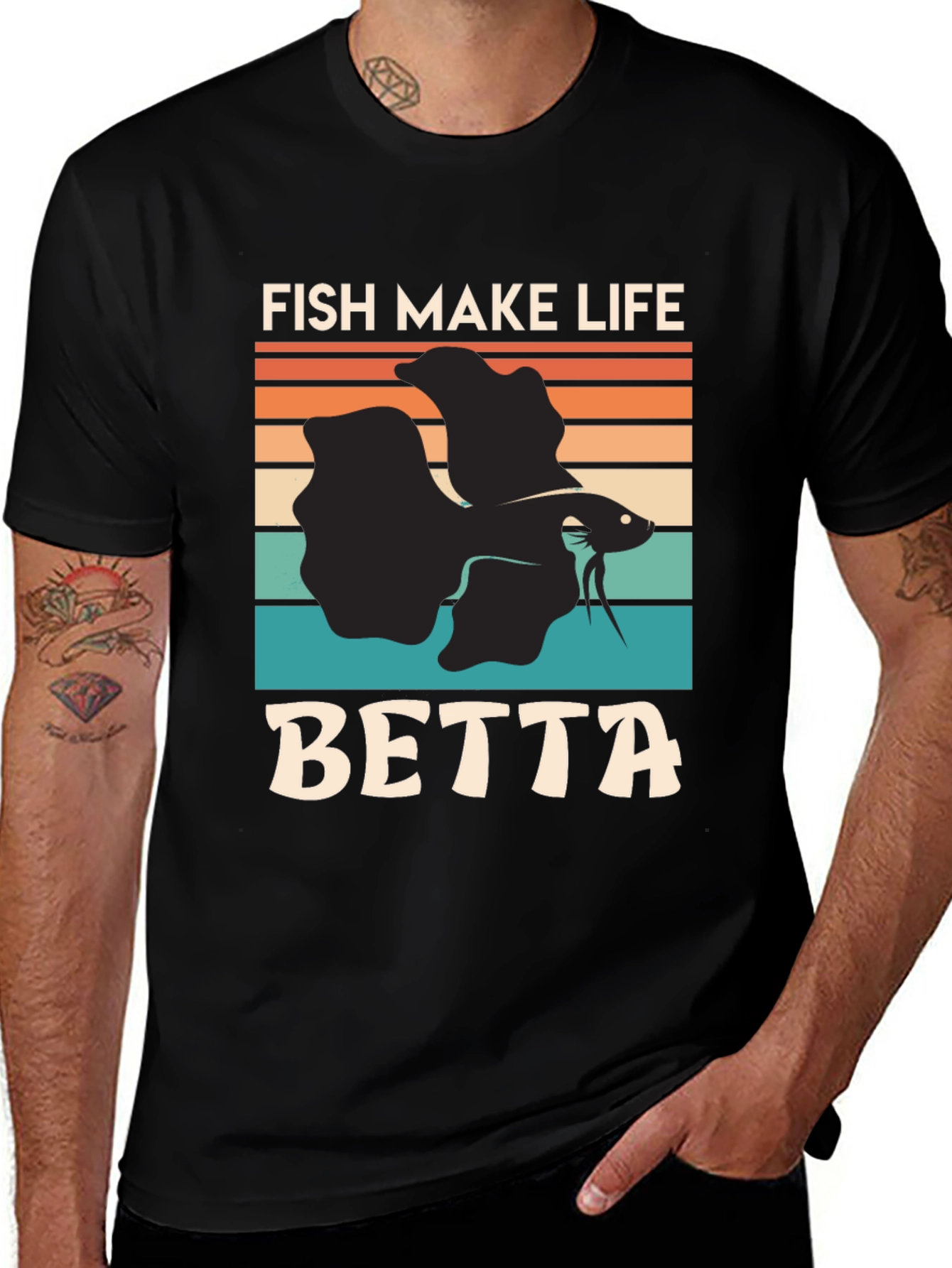 Fish Make Life Betta T-Shirt