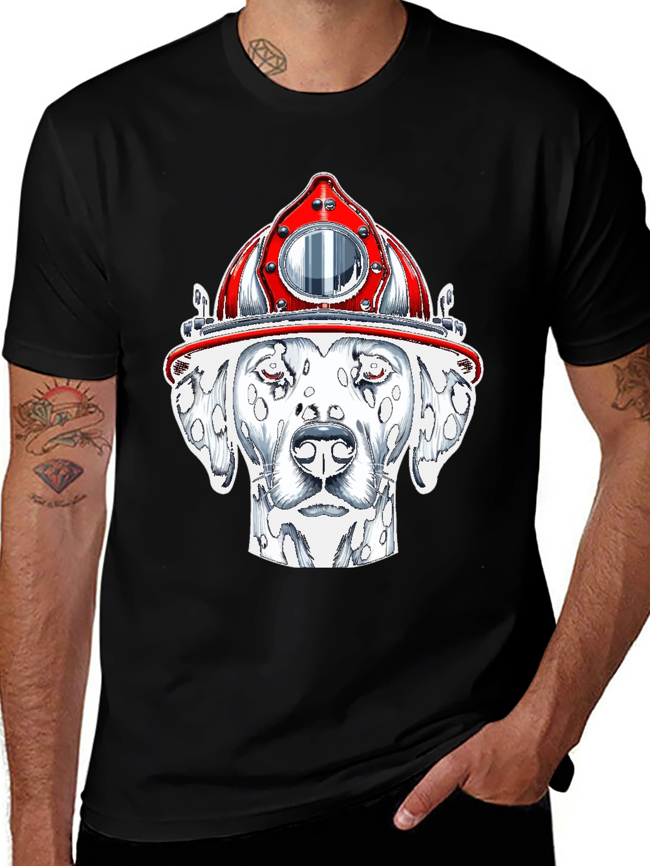 Dalmatian Firefighter T-Shirt