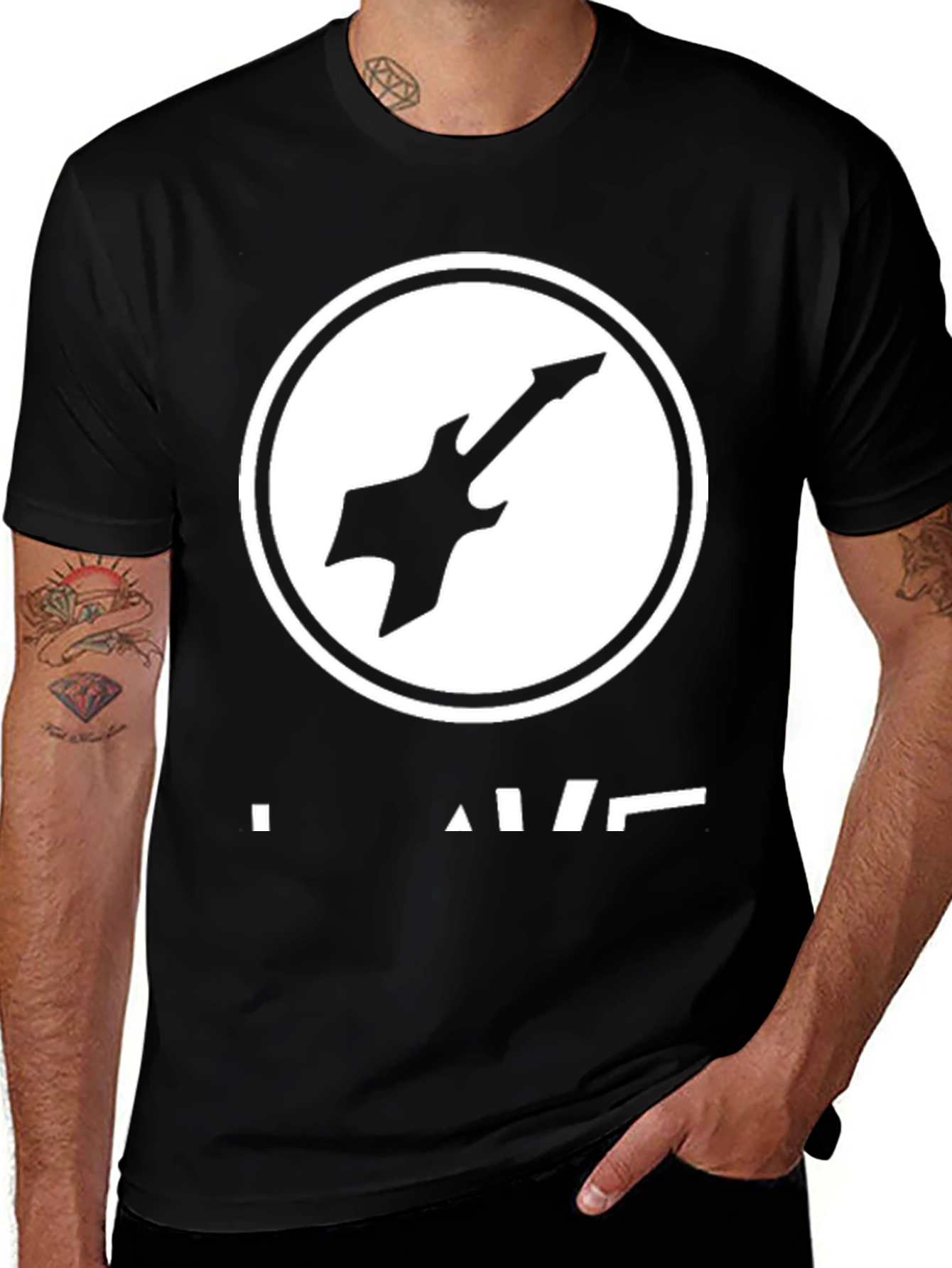 Variant 23 of Guitar Graphic Tee - Rock On!