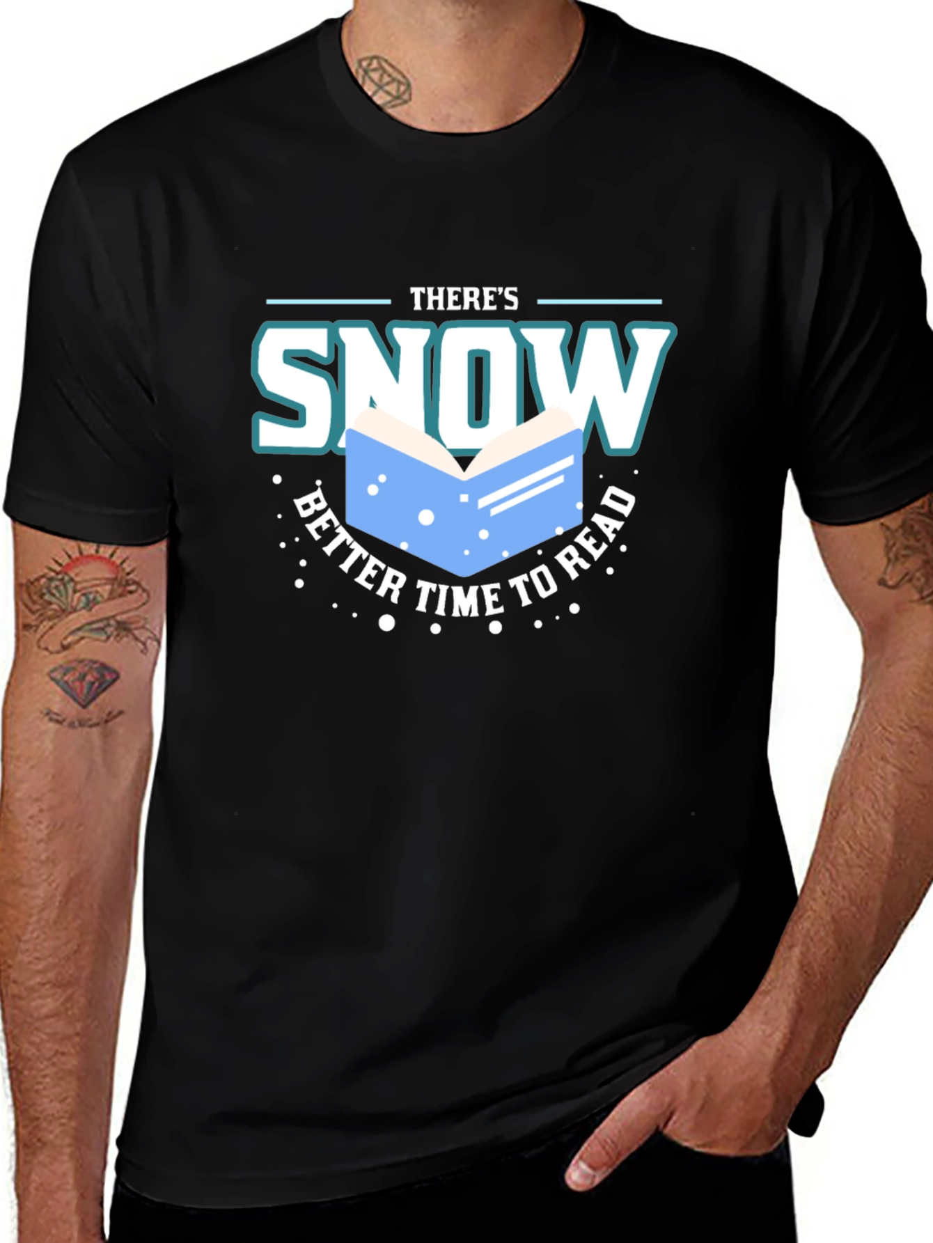 Variant 23 of Snow Better Time to Read T-Shirt