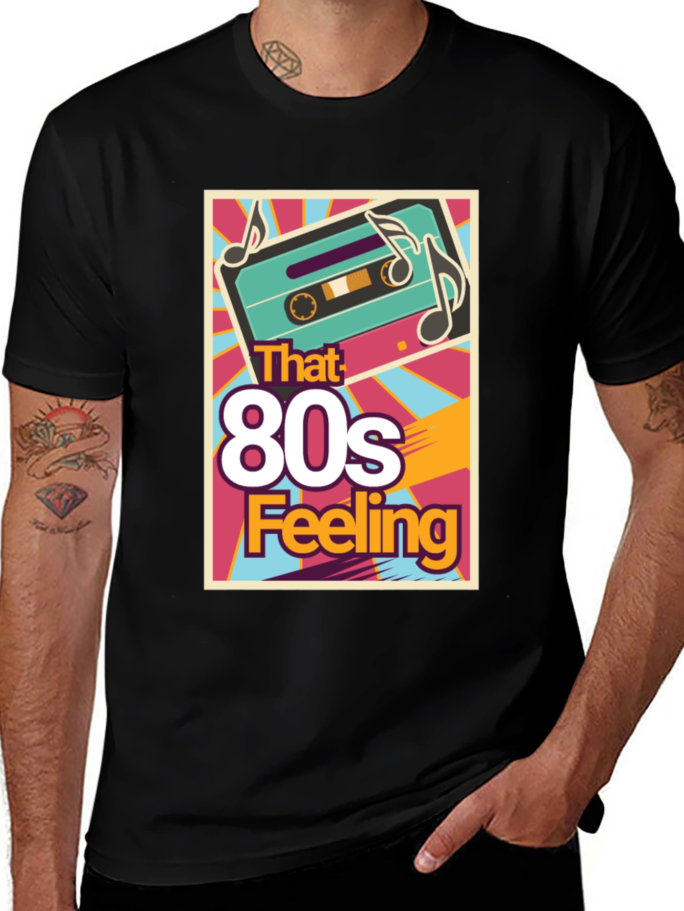 Variant 11 of Retro 80s Feeling Graphic T-Shirt